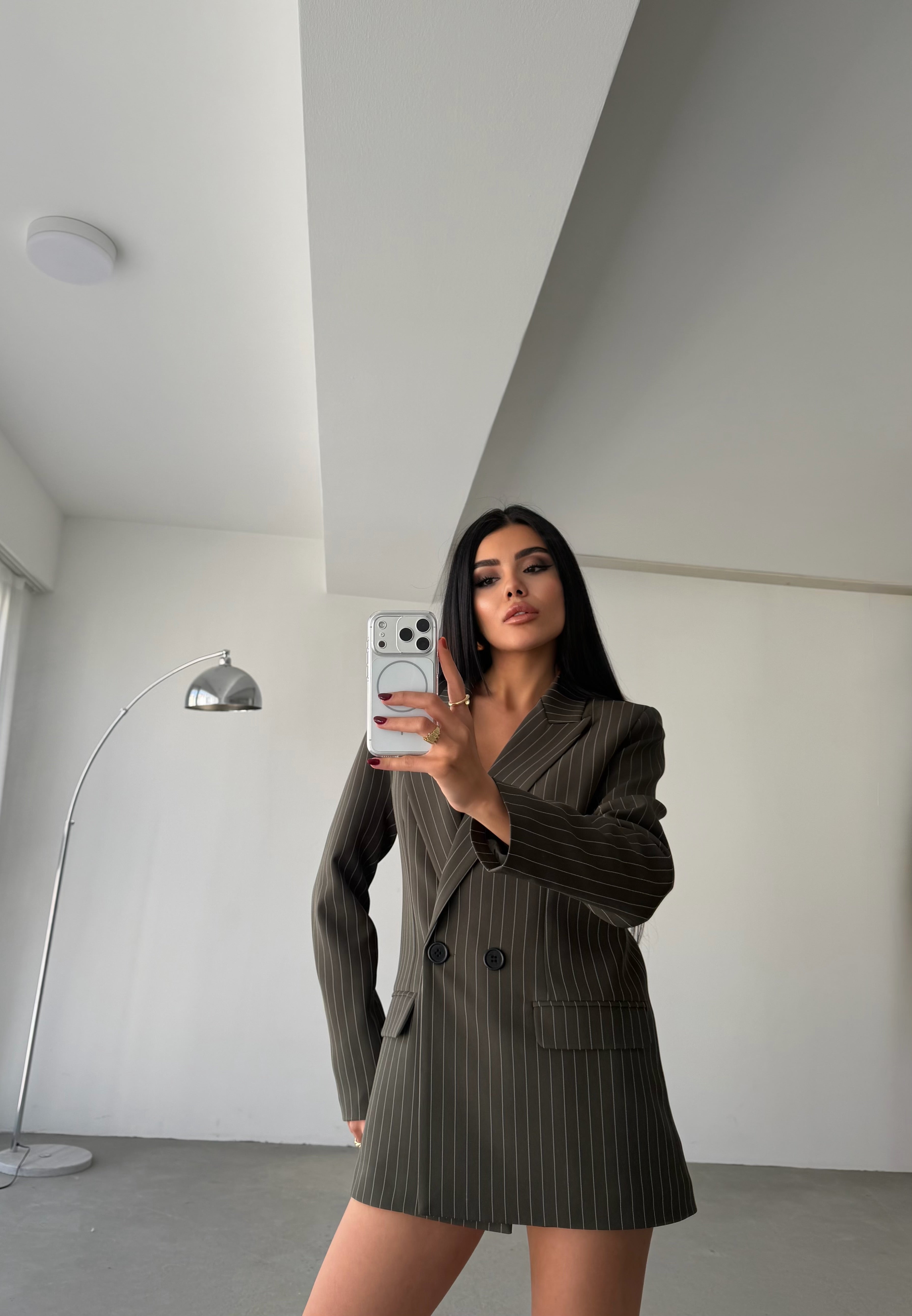 Со Линии Oversize Сако