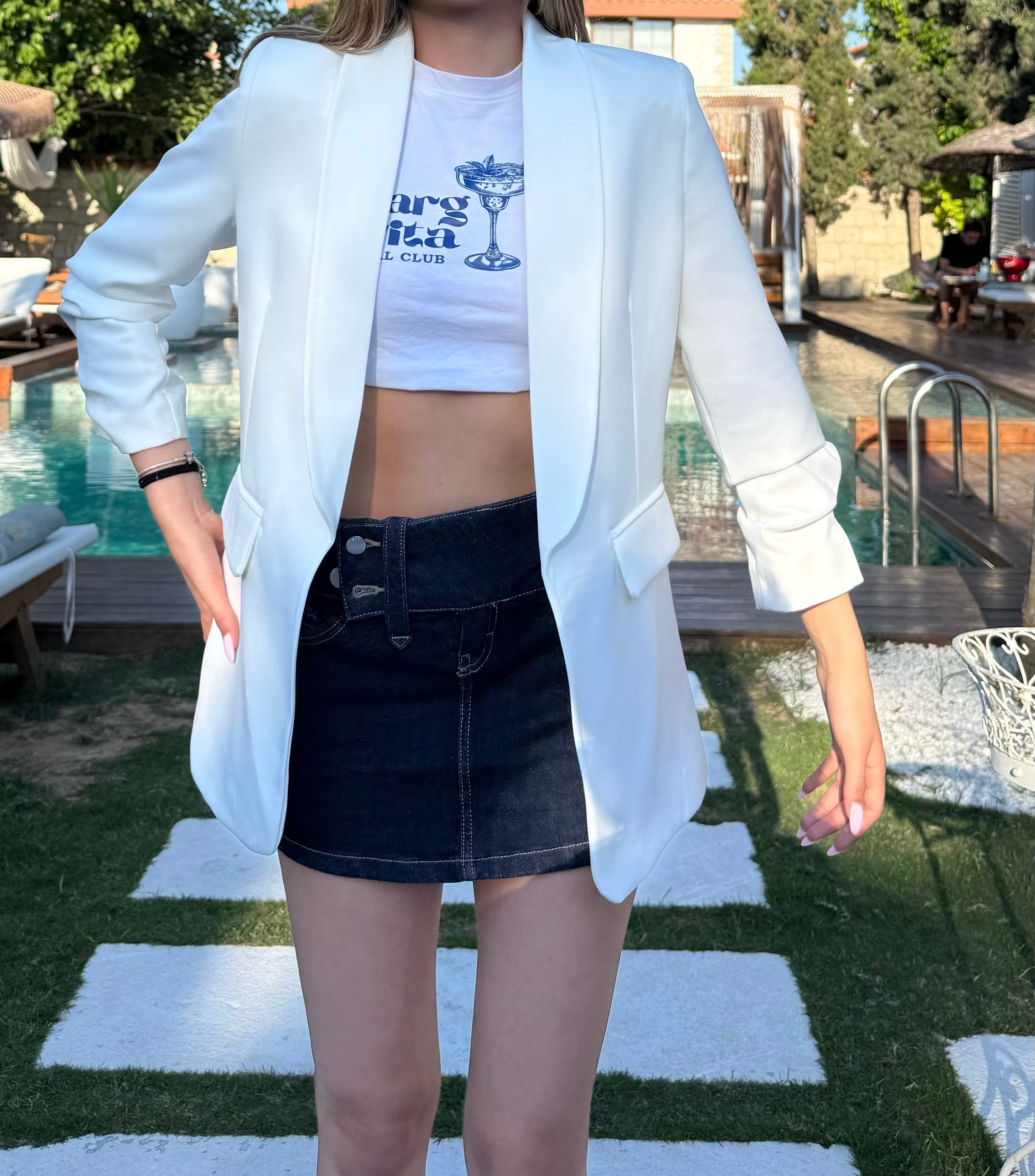 Сако Со Набрани Ракави