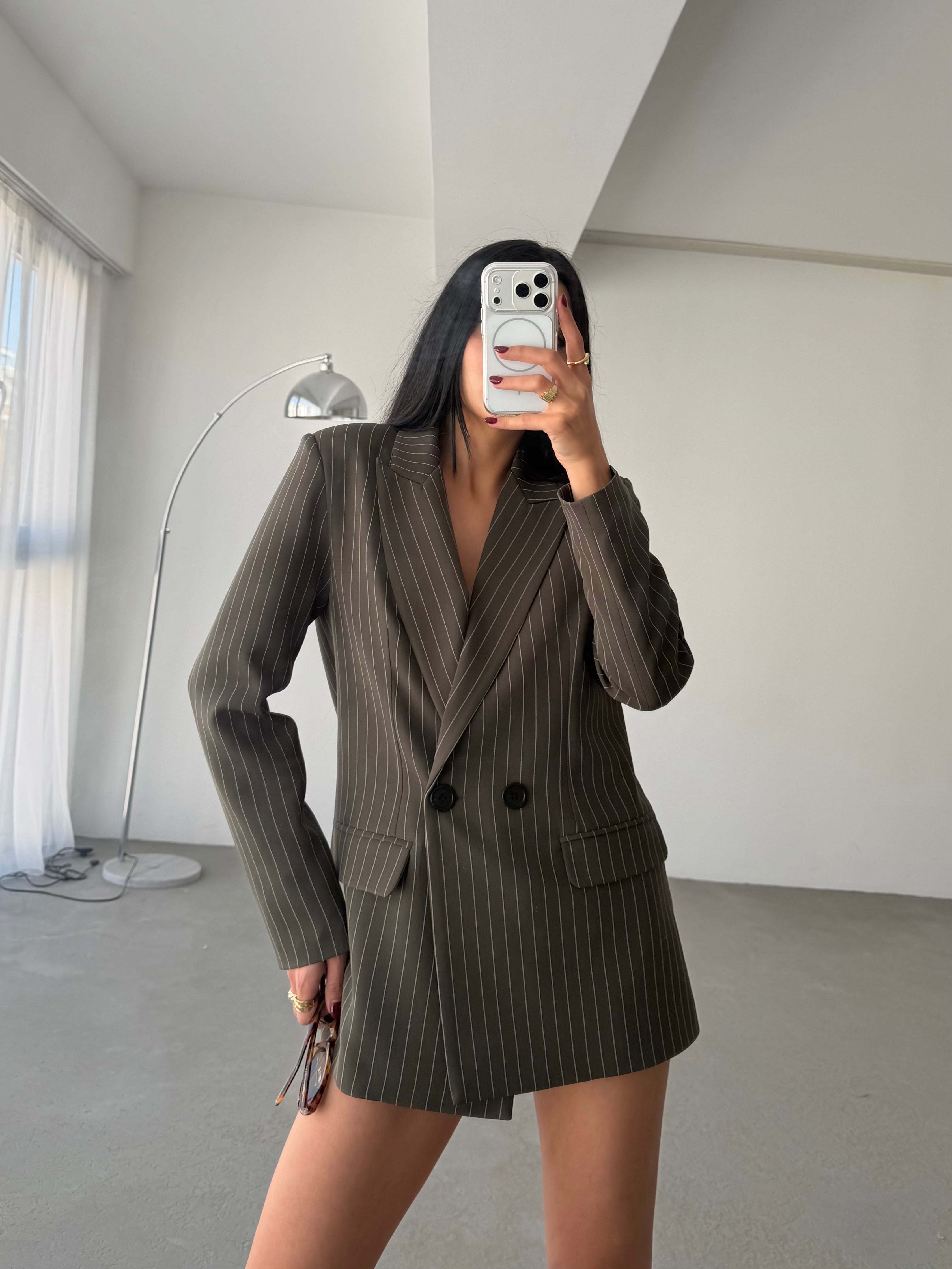 Со Линии Oversize Сако