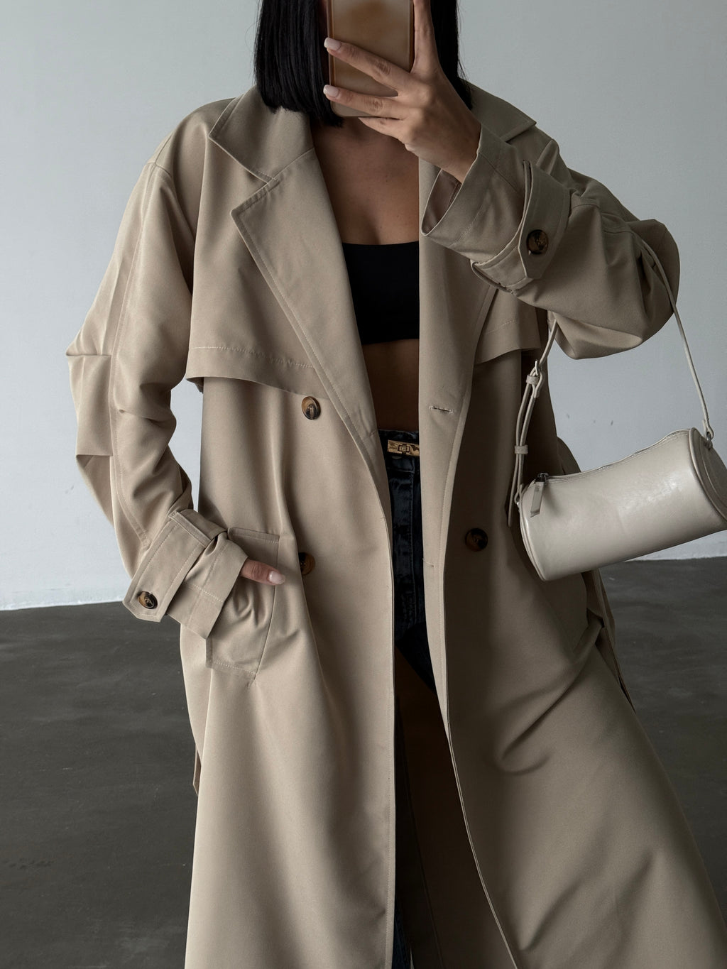 Oversize Мантил