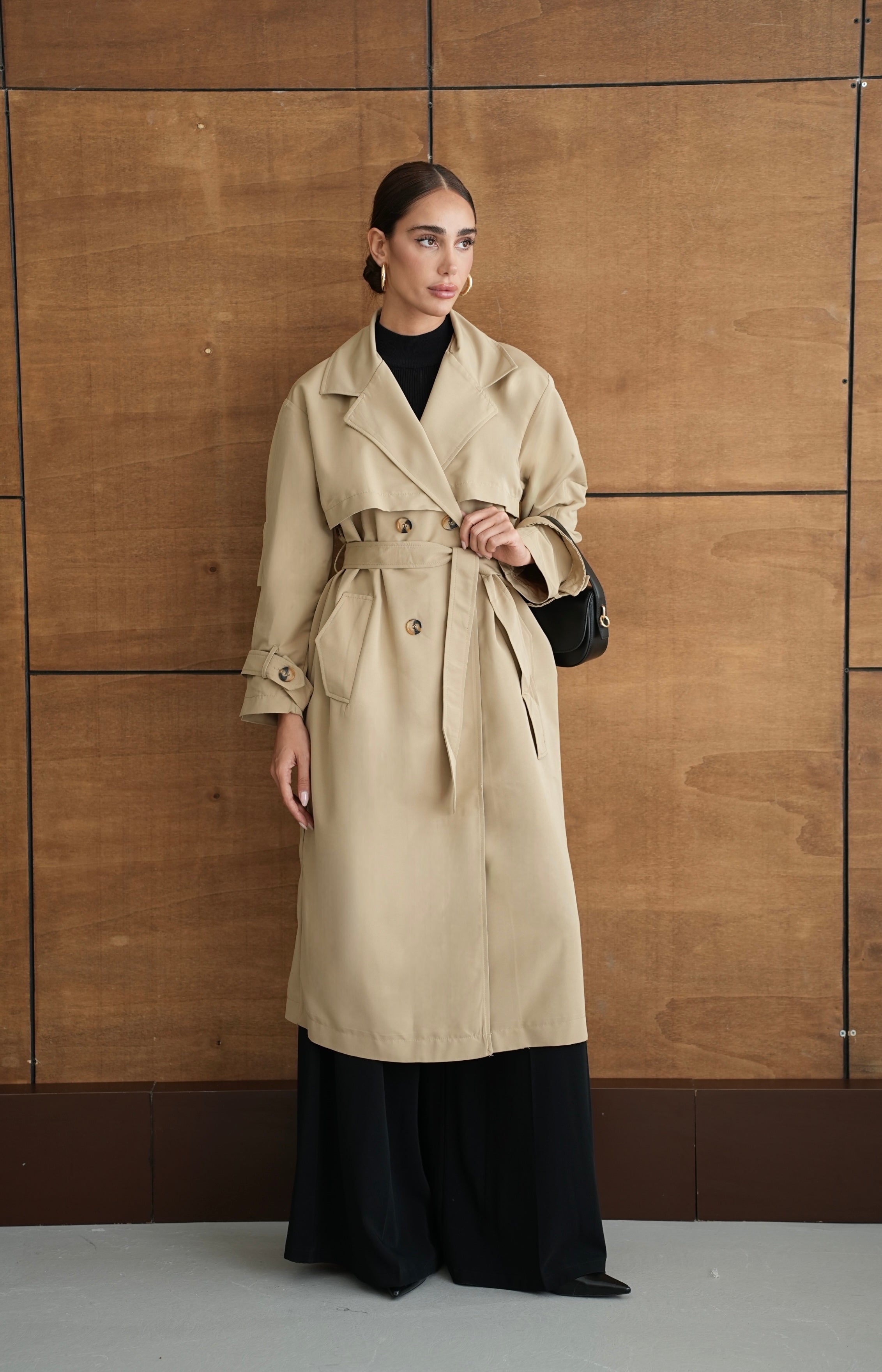 Oversize Мантил Крем