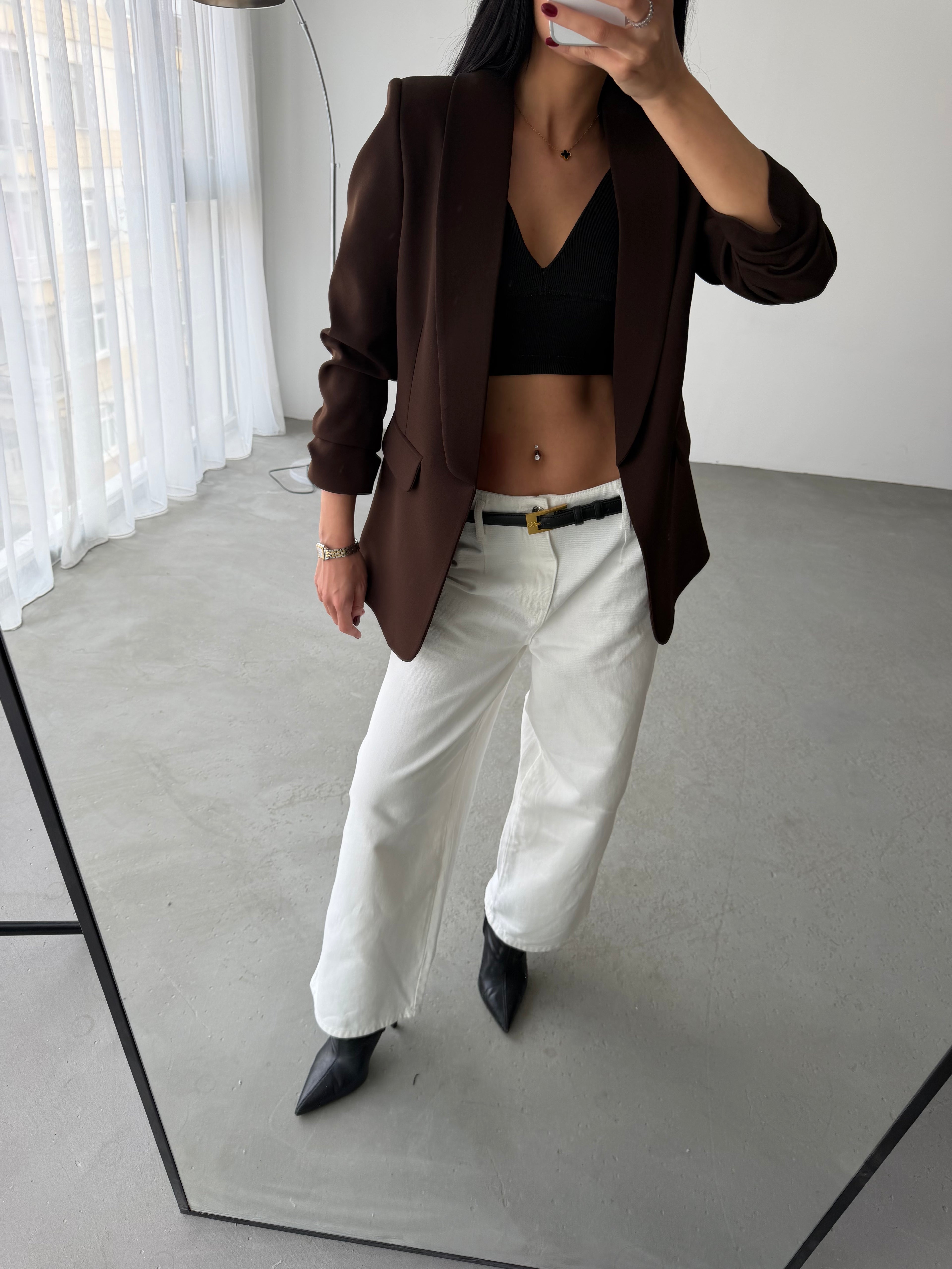 Сако Со Набрани Ракави