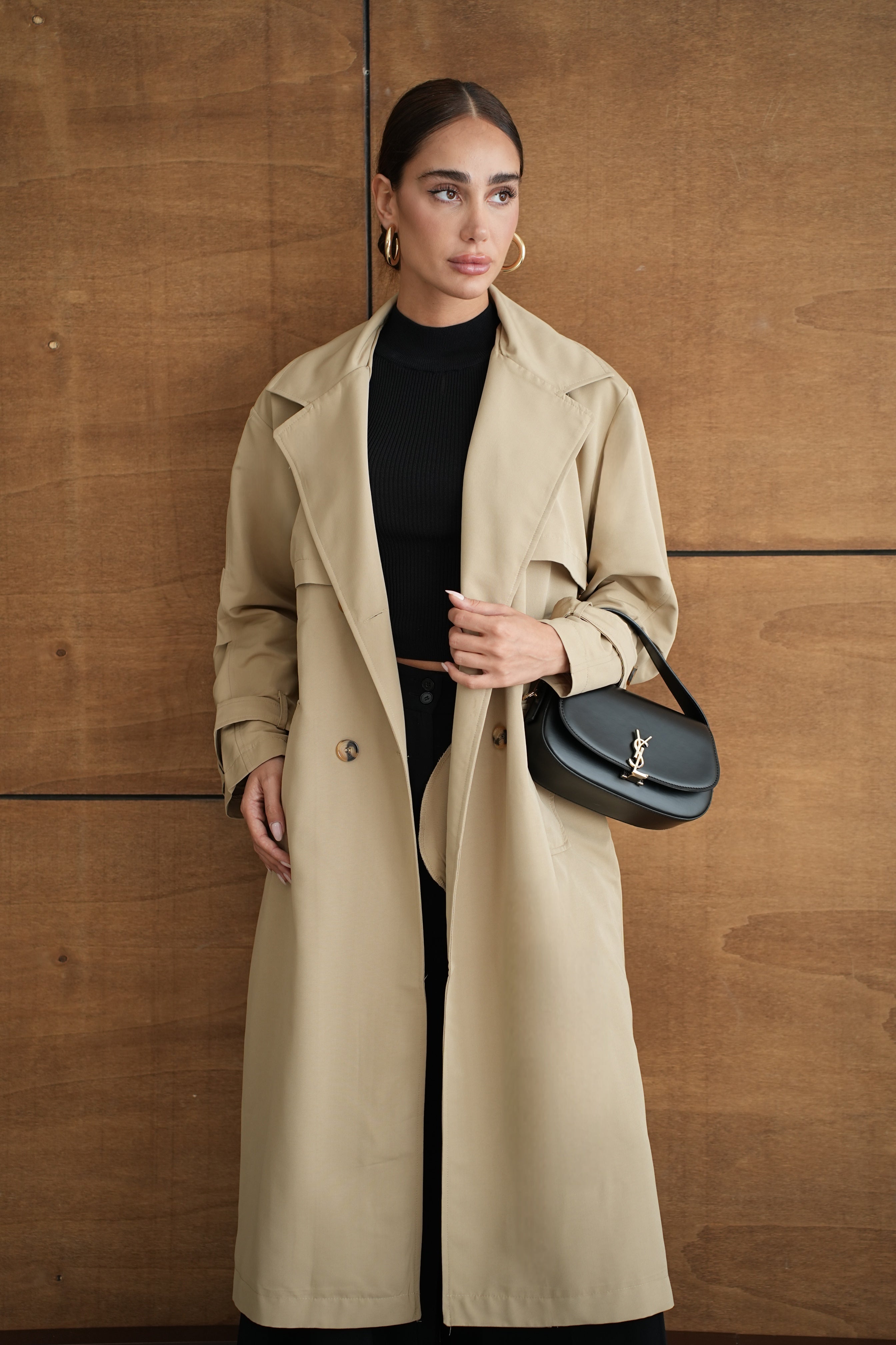 Oversize Мантил Крем