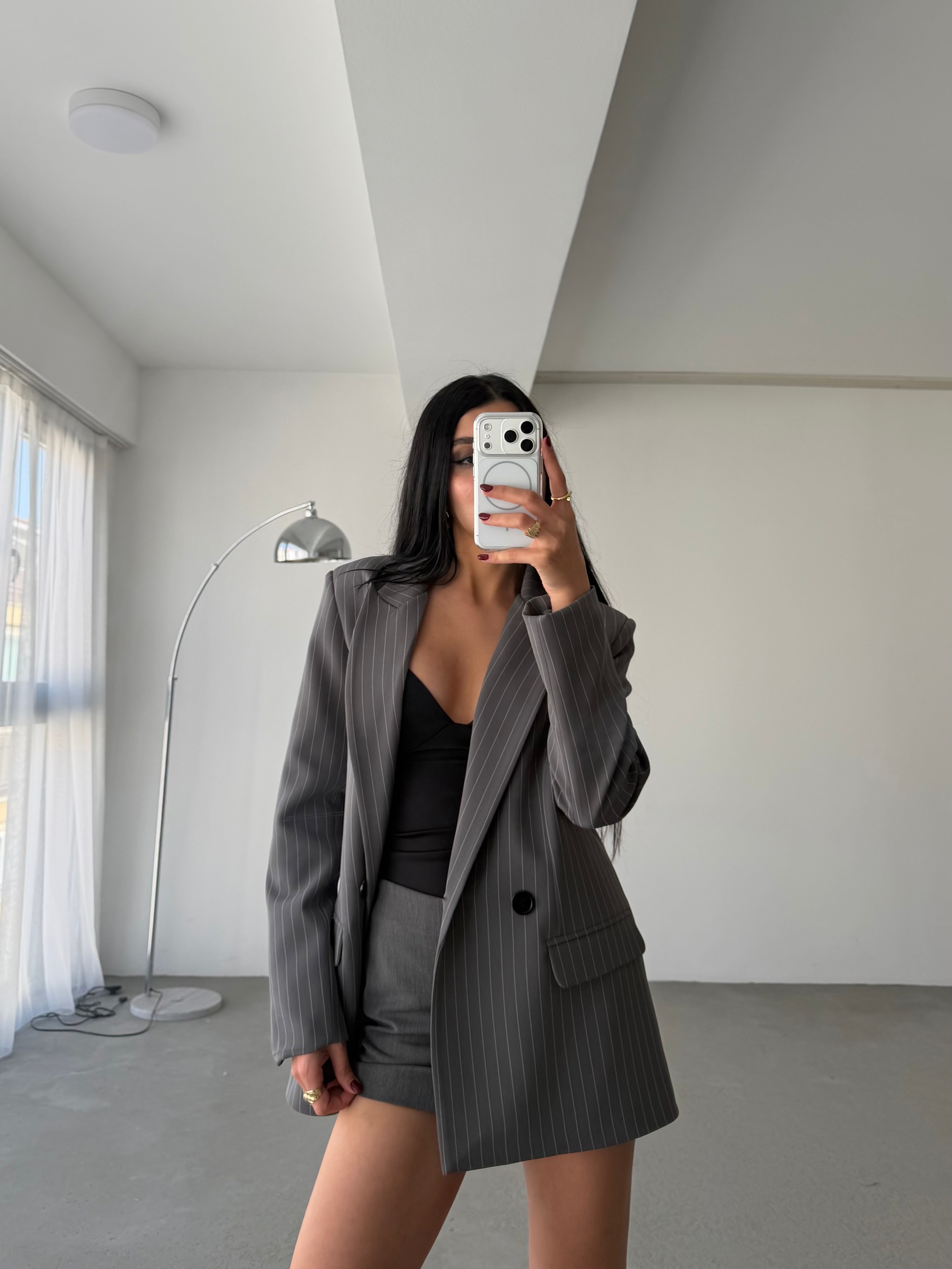 Со Линии Oversize Сако