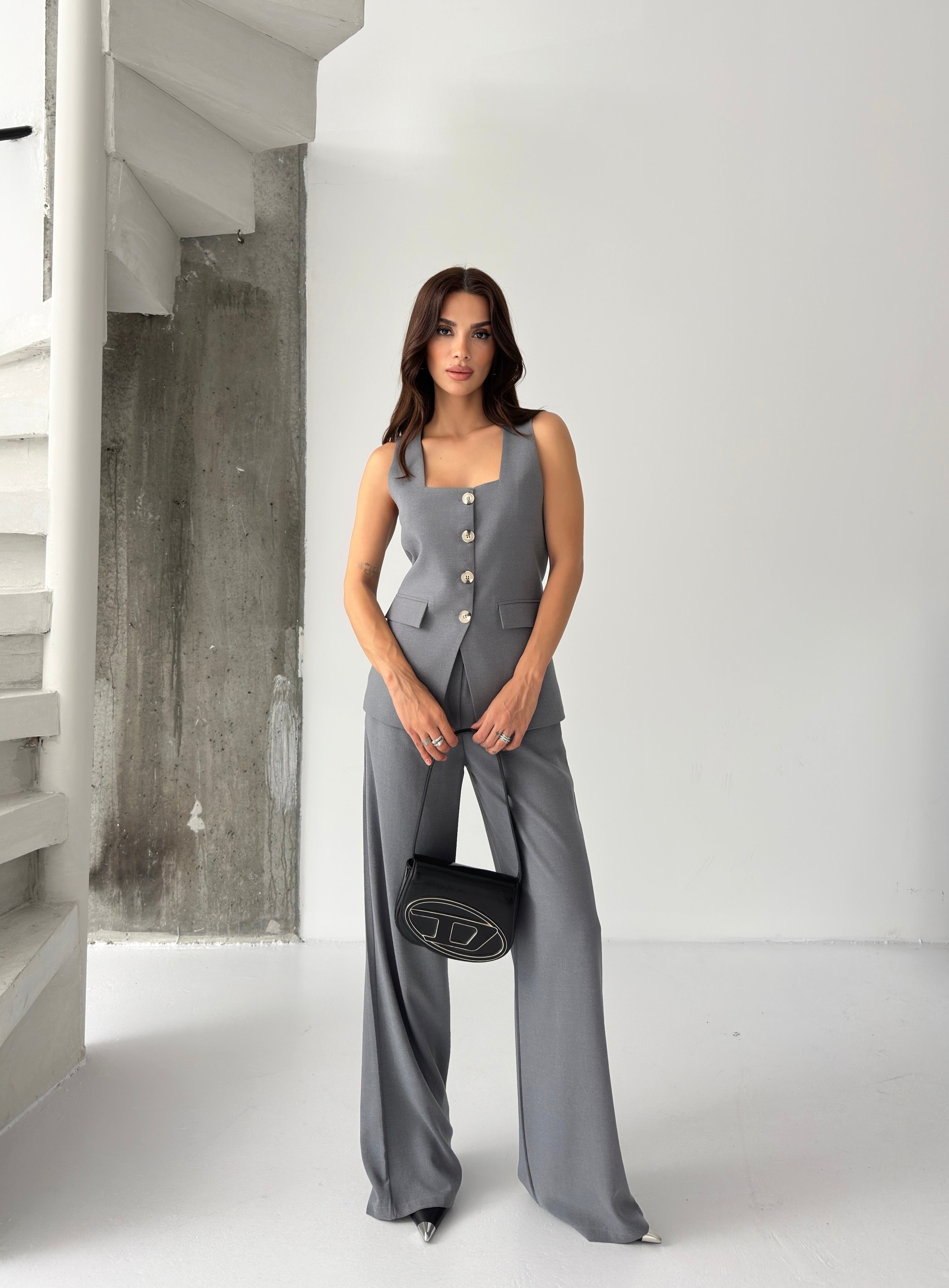 Со Копчиња Елек Пантолони