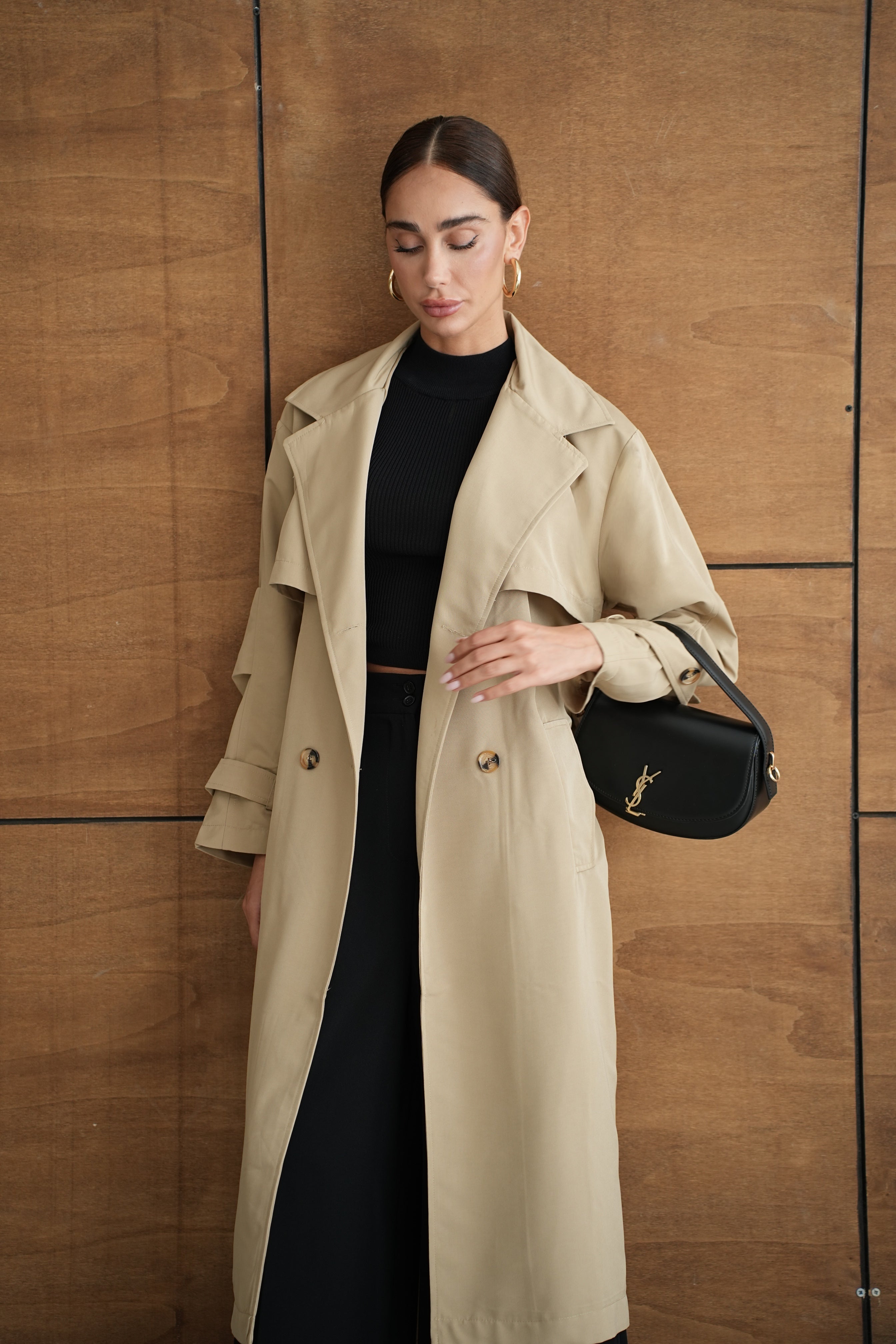 Oversize Мантил Крем