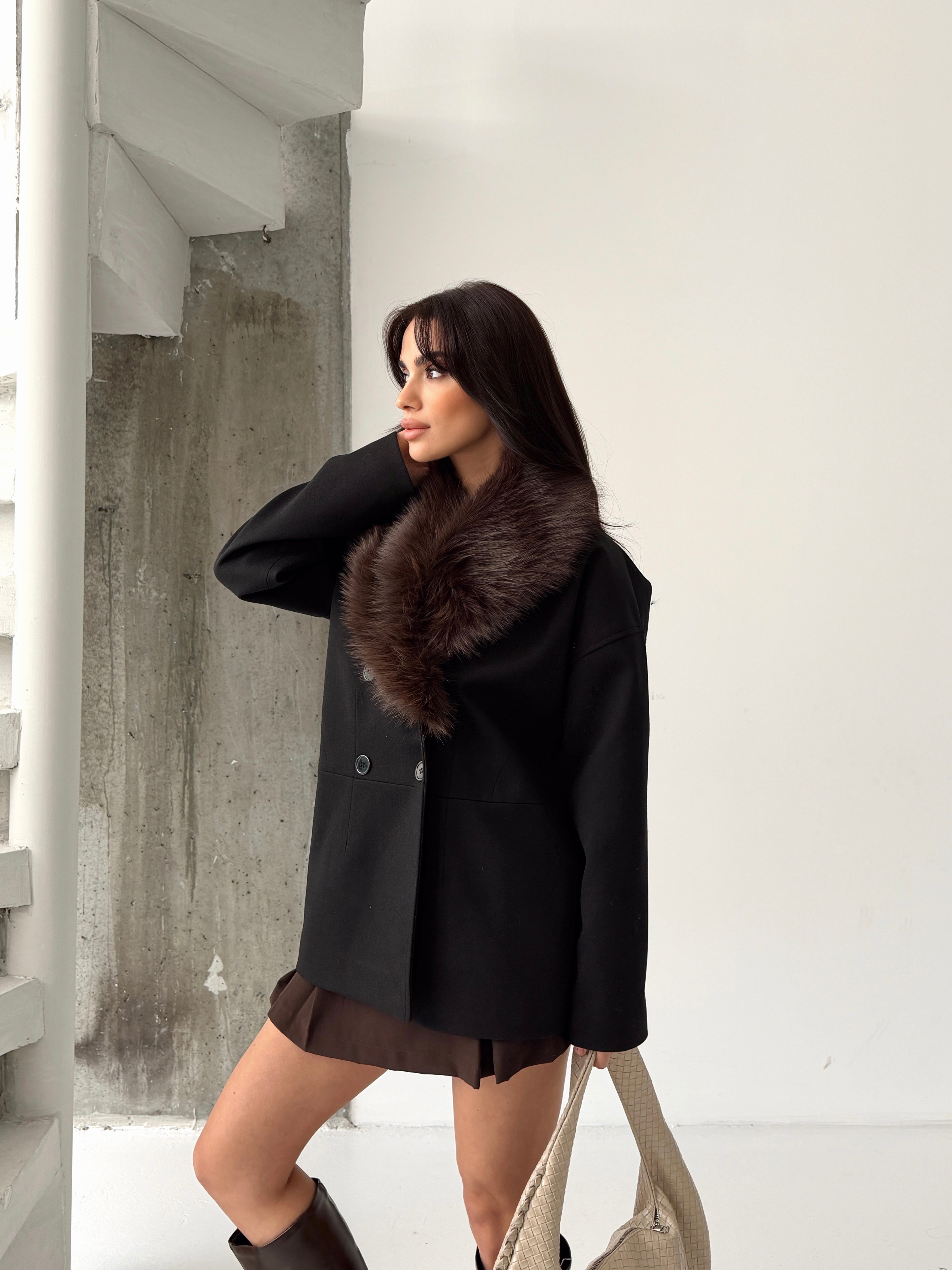 Елегант Капут со Крзнена