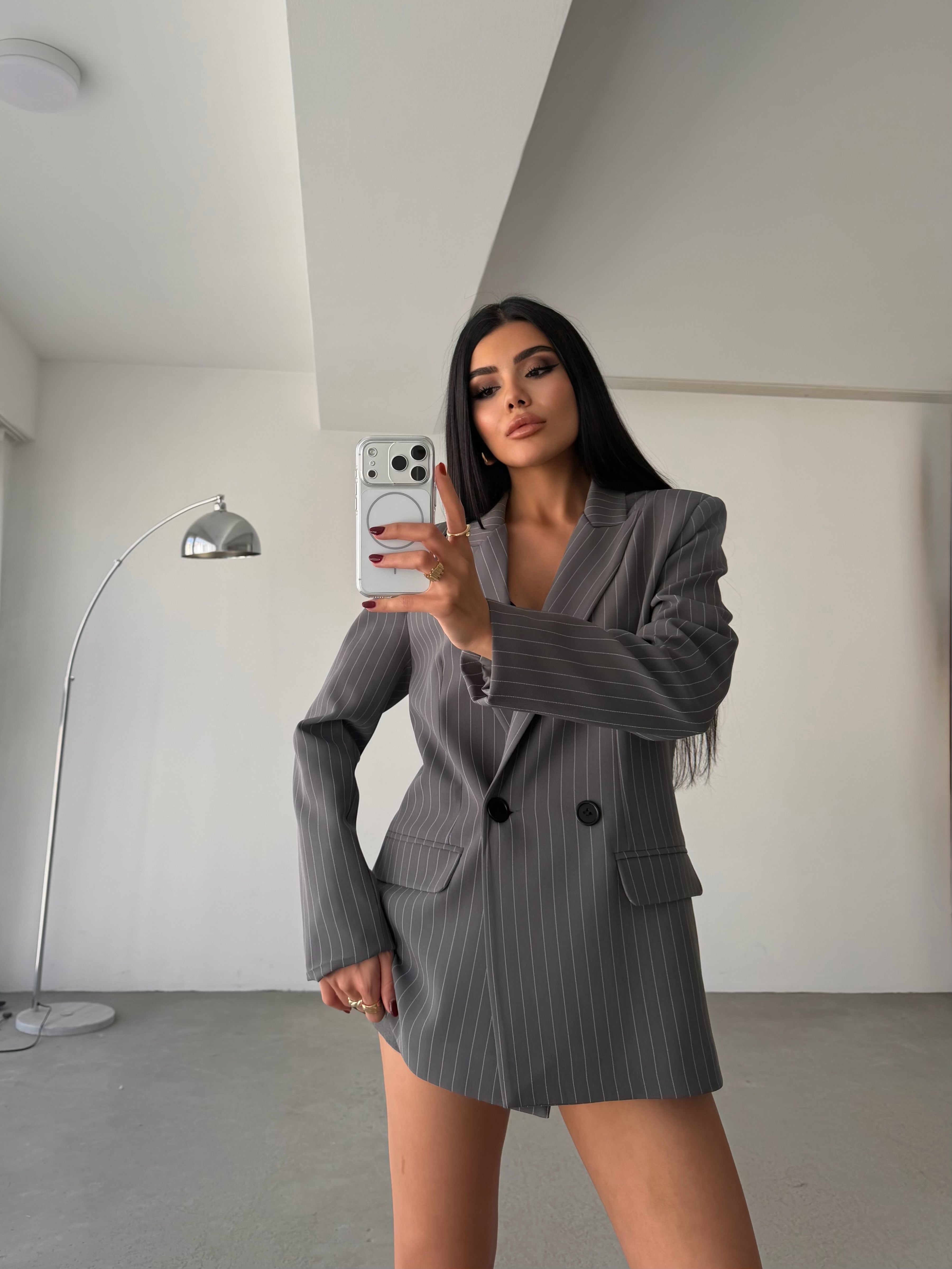 Со Линии Oversize Сако