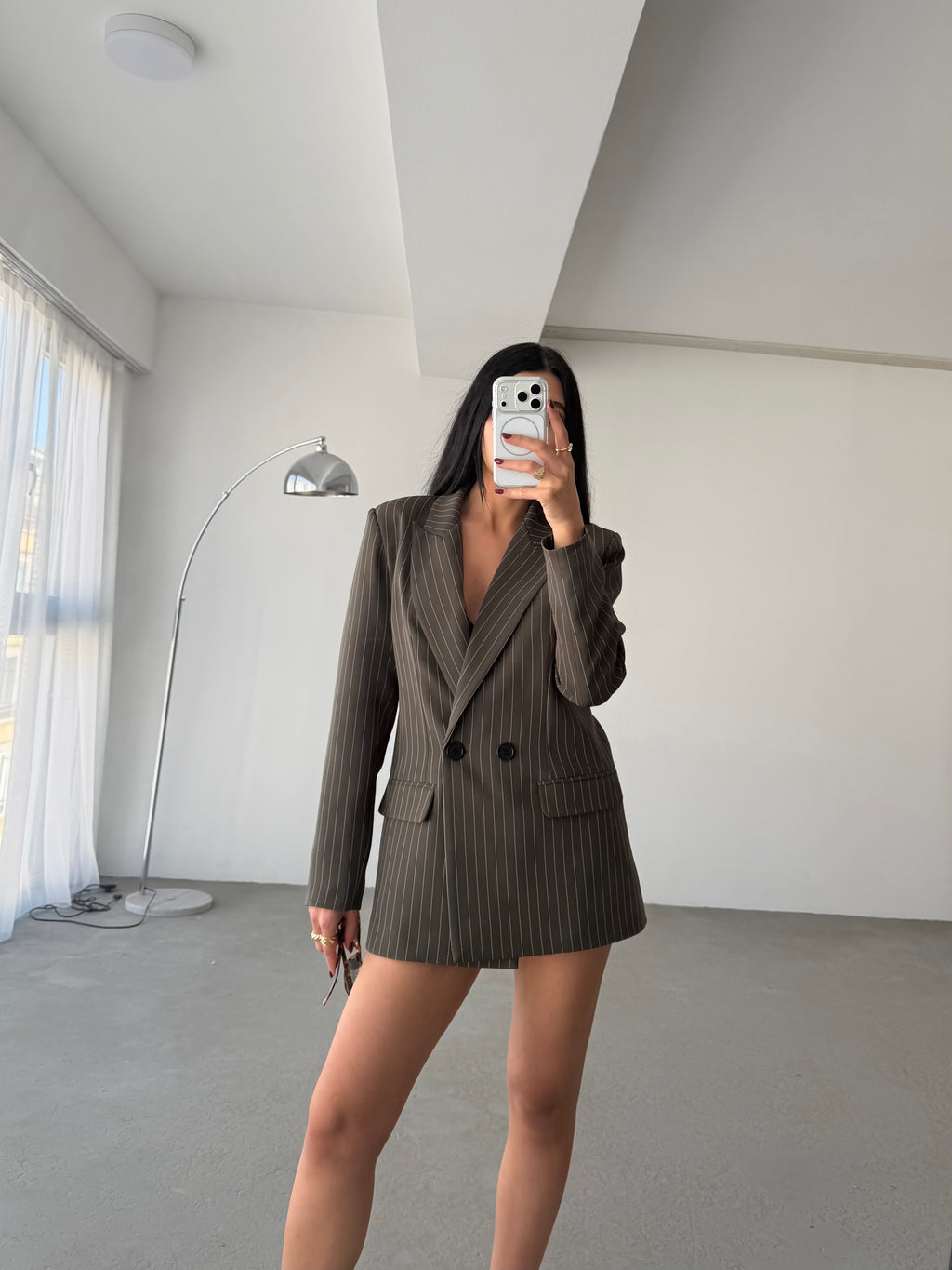 Со Линии Oversize Сако