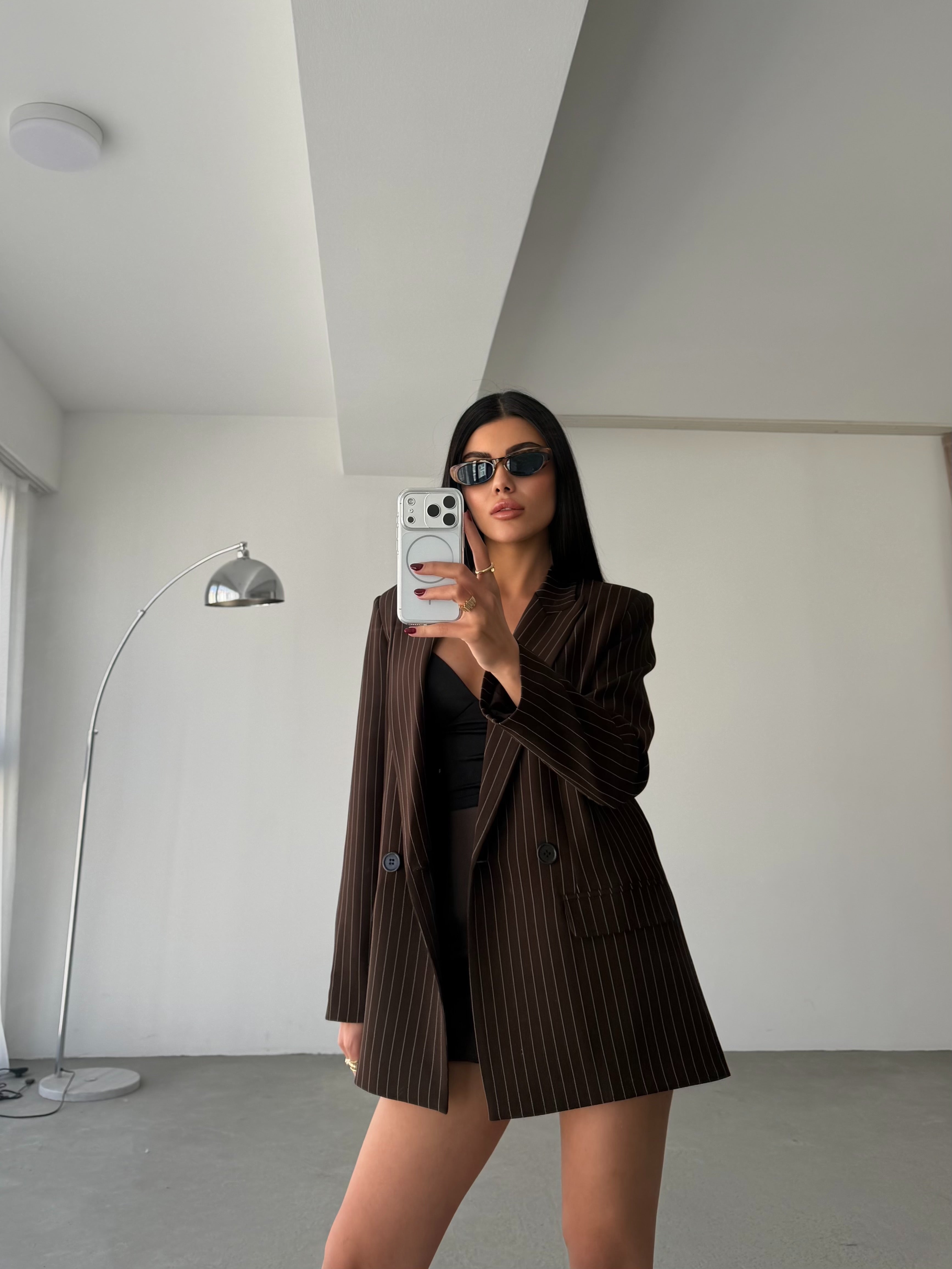 Со Линии Oversize Сако