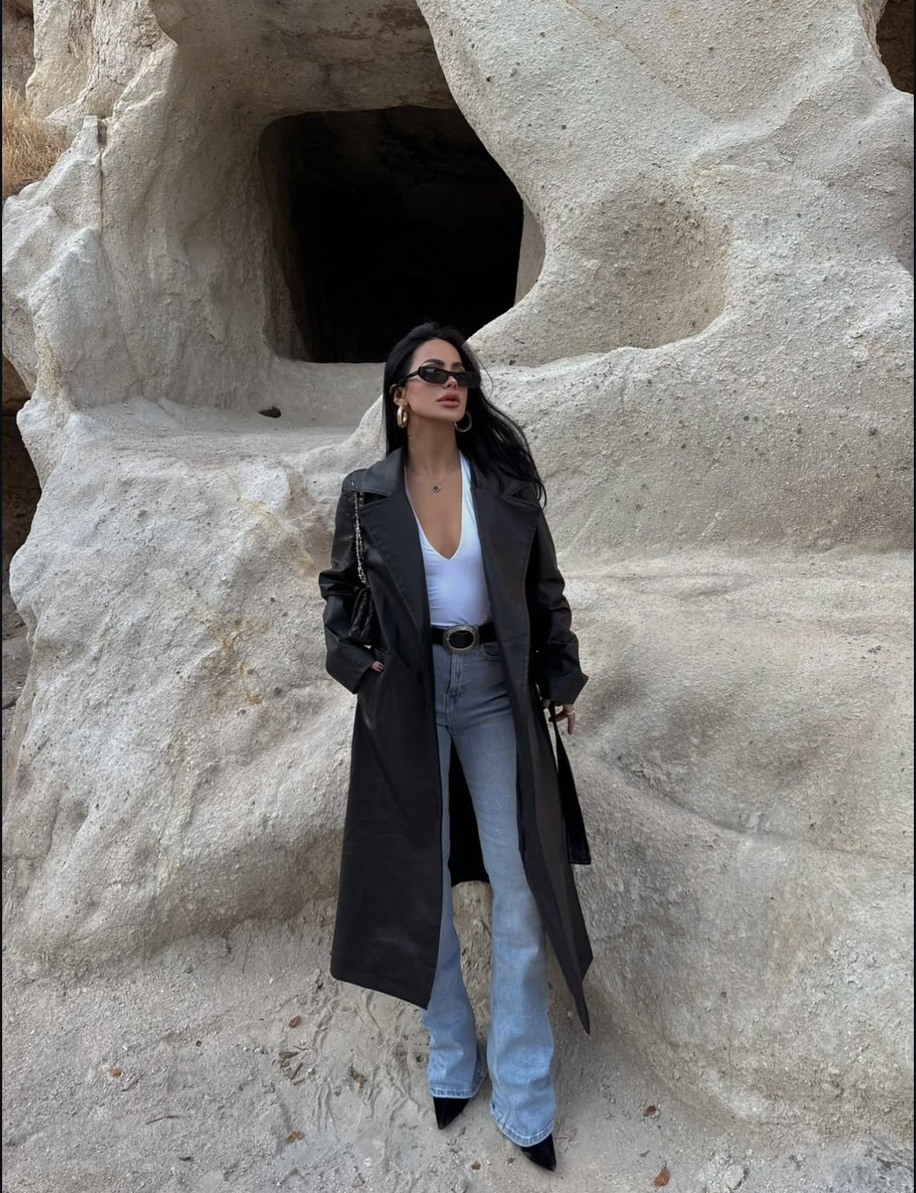 Кожен мантил