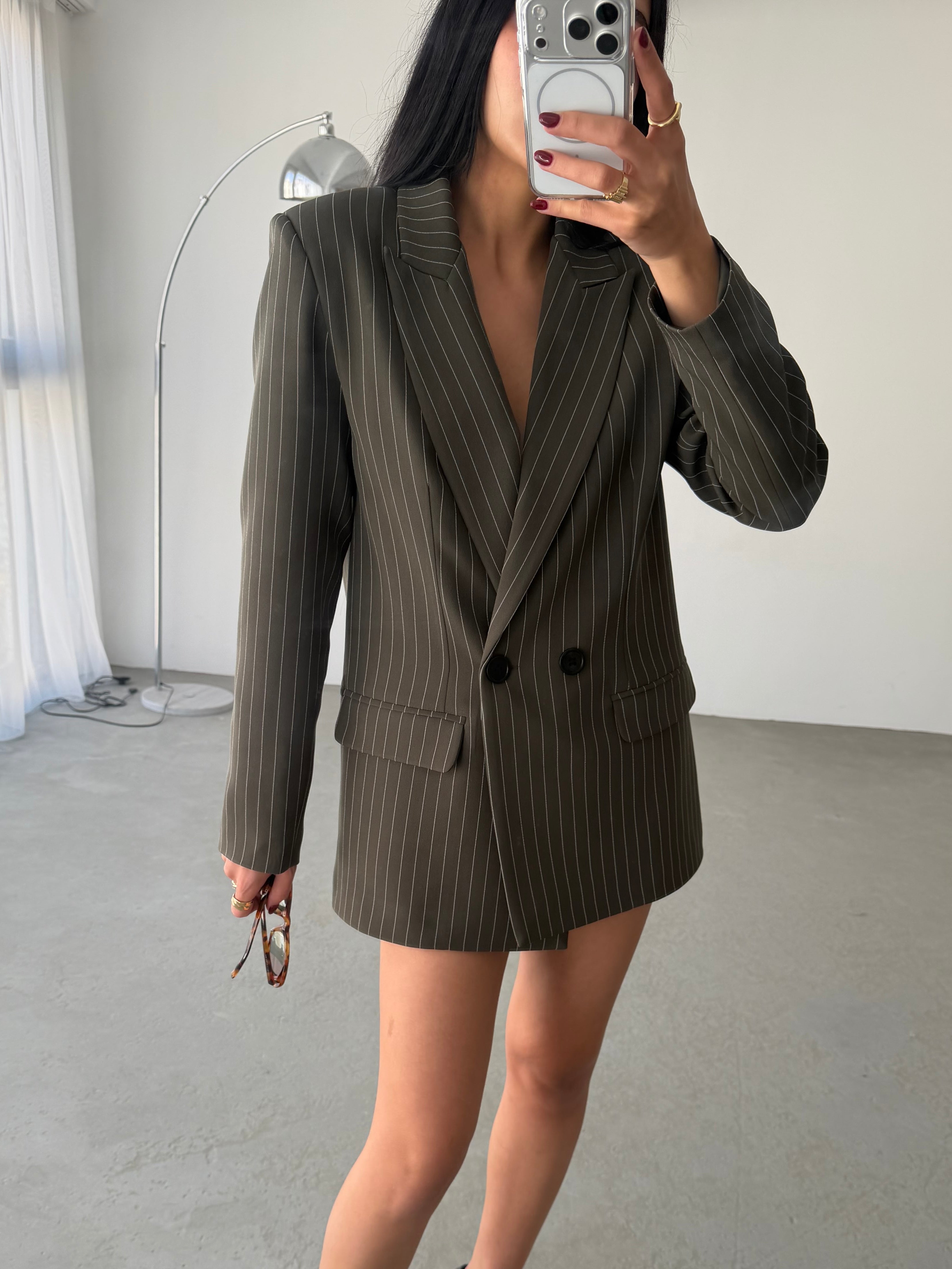 Со Линии Oversize Сако