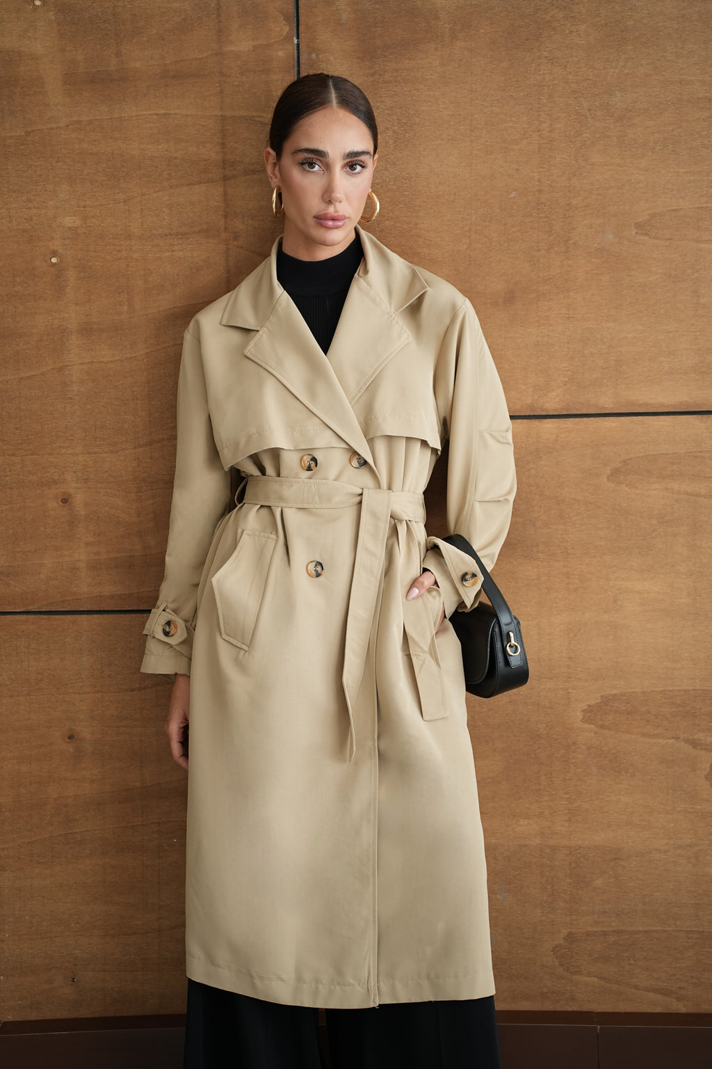 Oversize Мантил Крем