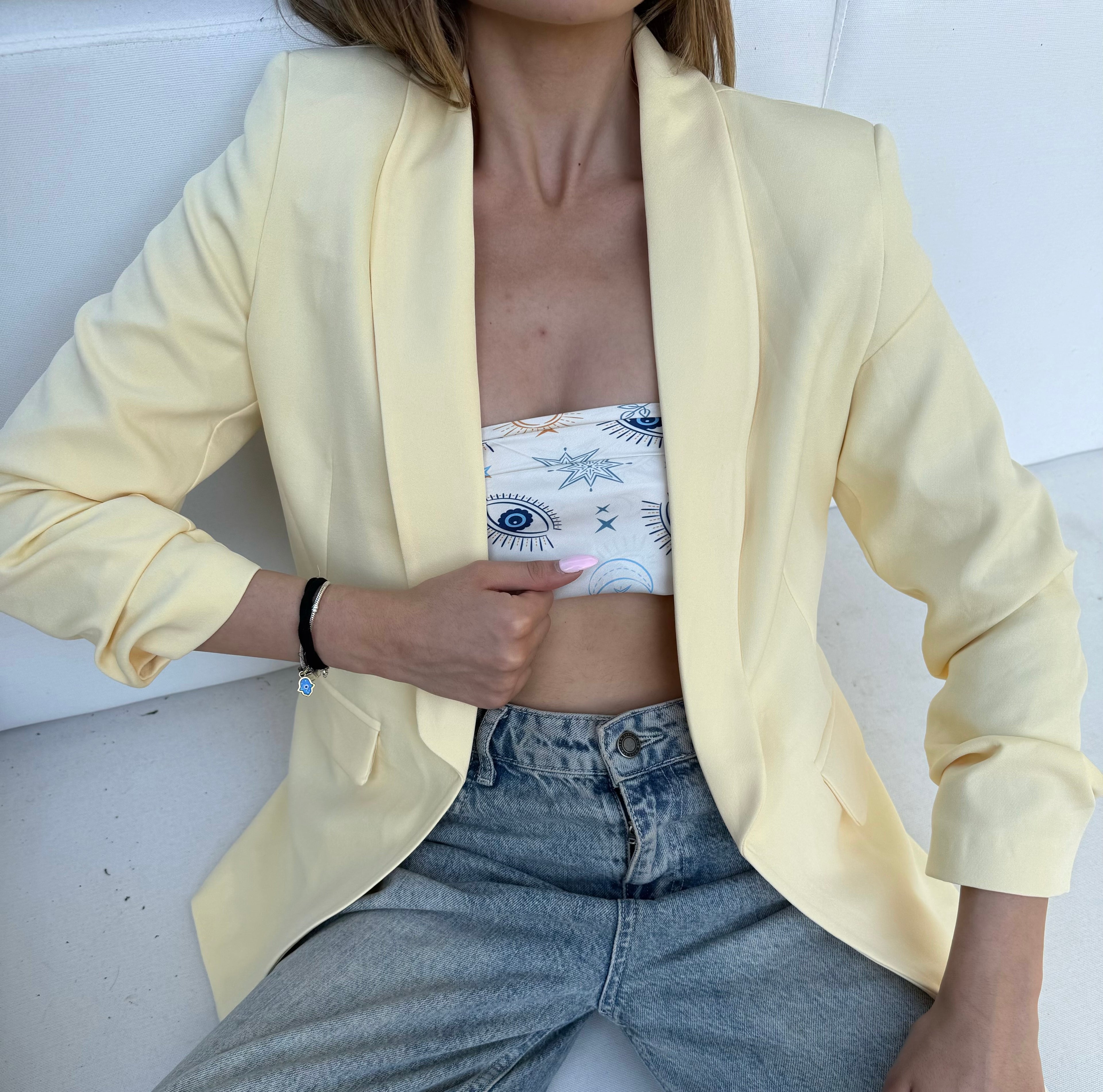 Сако Со Набрани Ракави