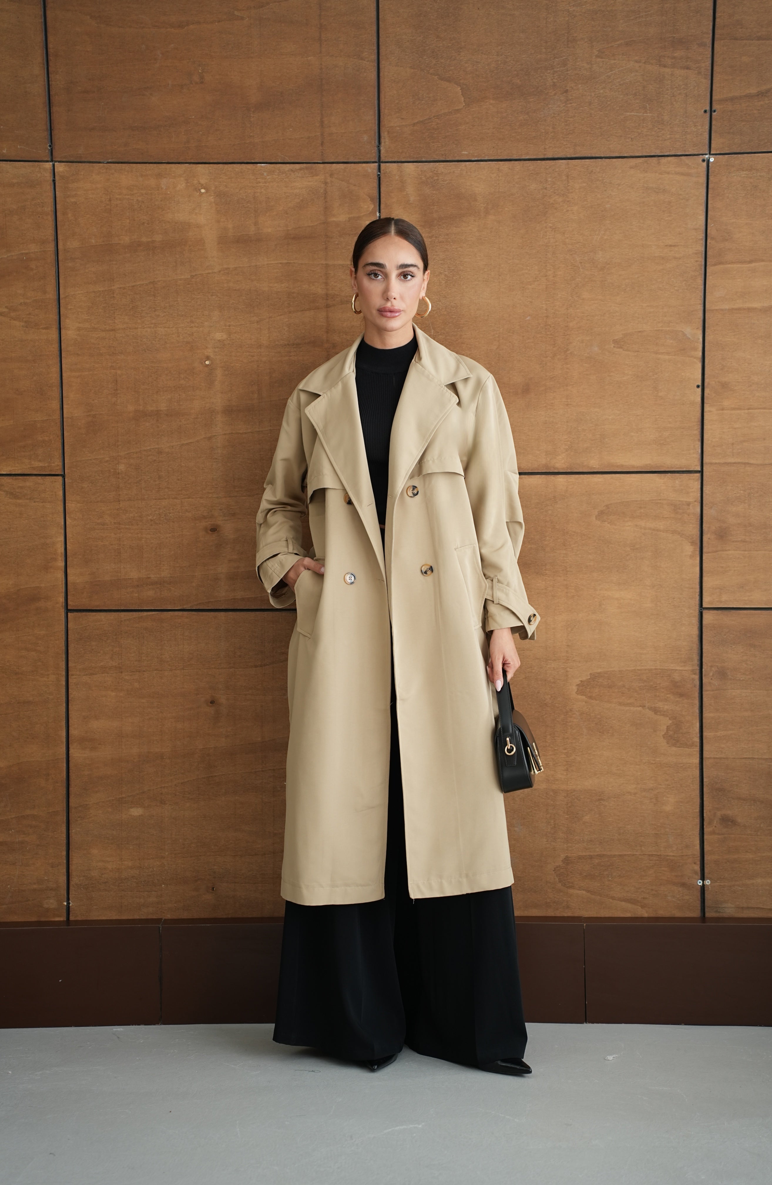 Oversize Мантил Крем