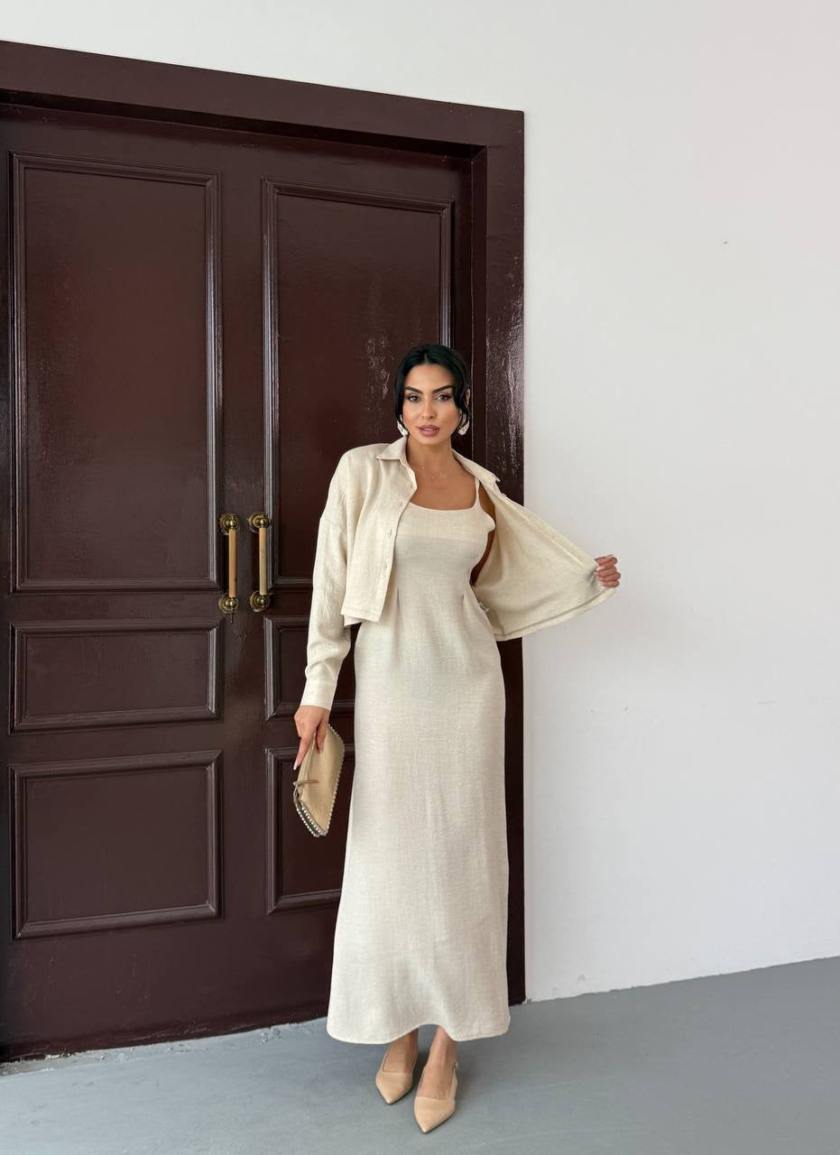 Лен Фустан Со Кошула