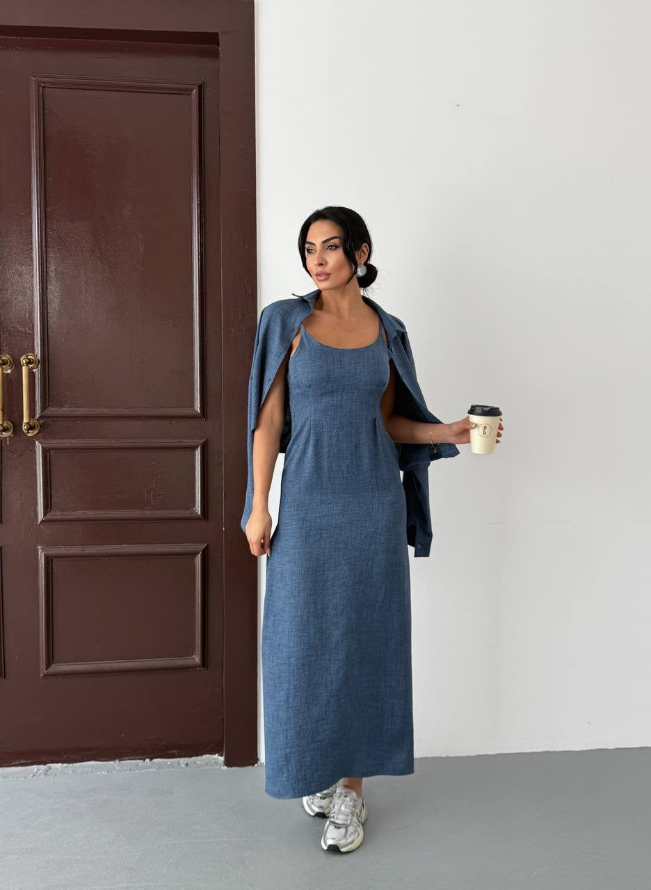 Лен Фустан Со Кошула