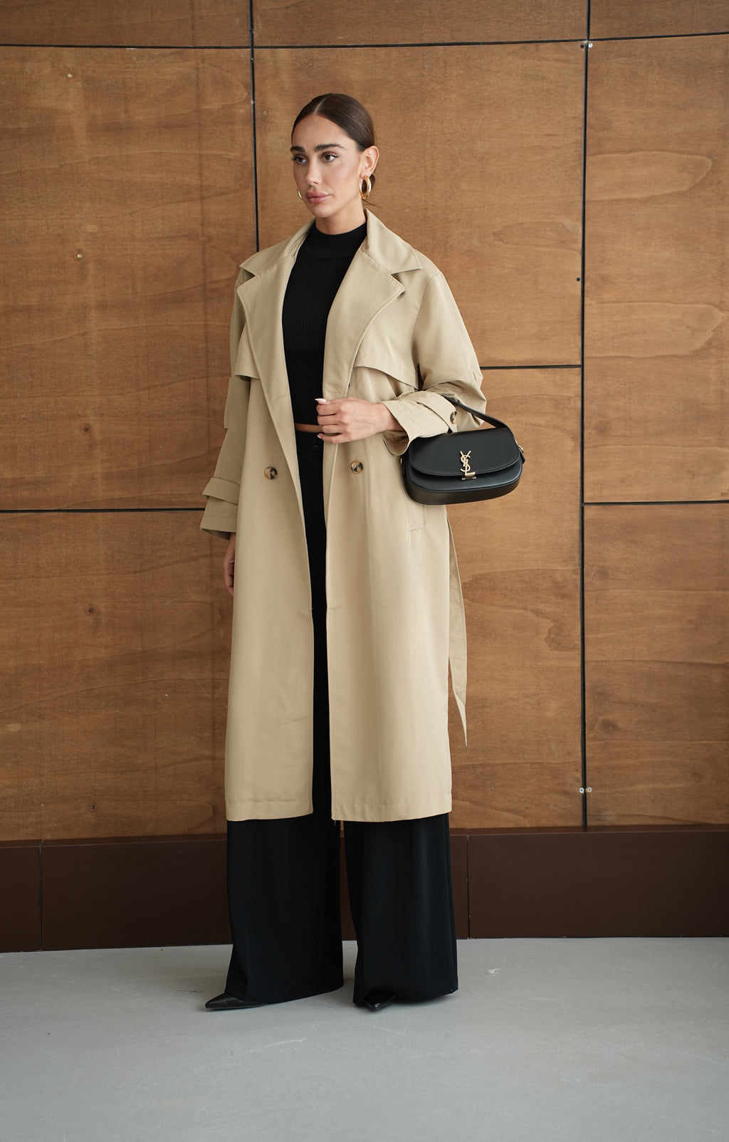 Oversize Мантил Крем