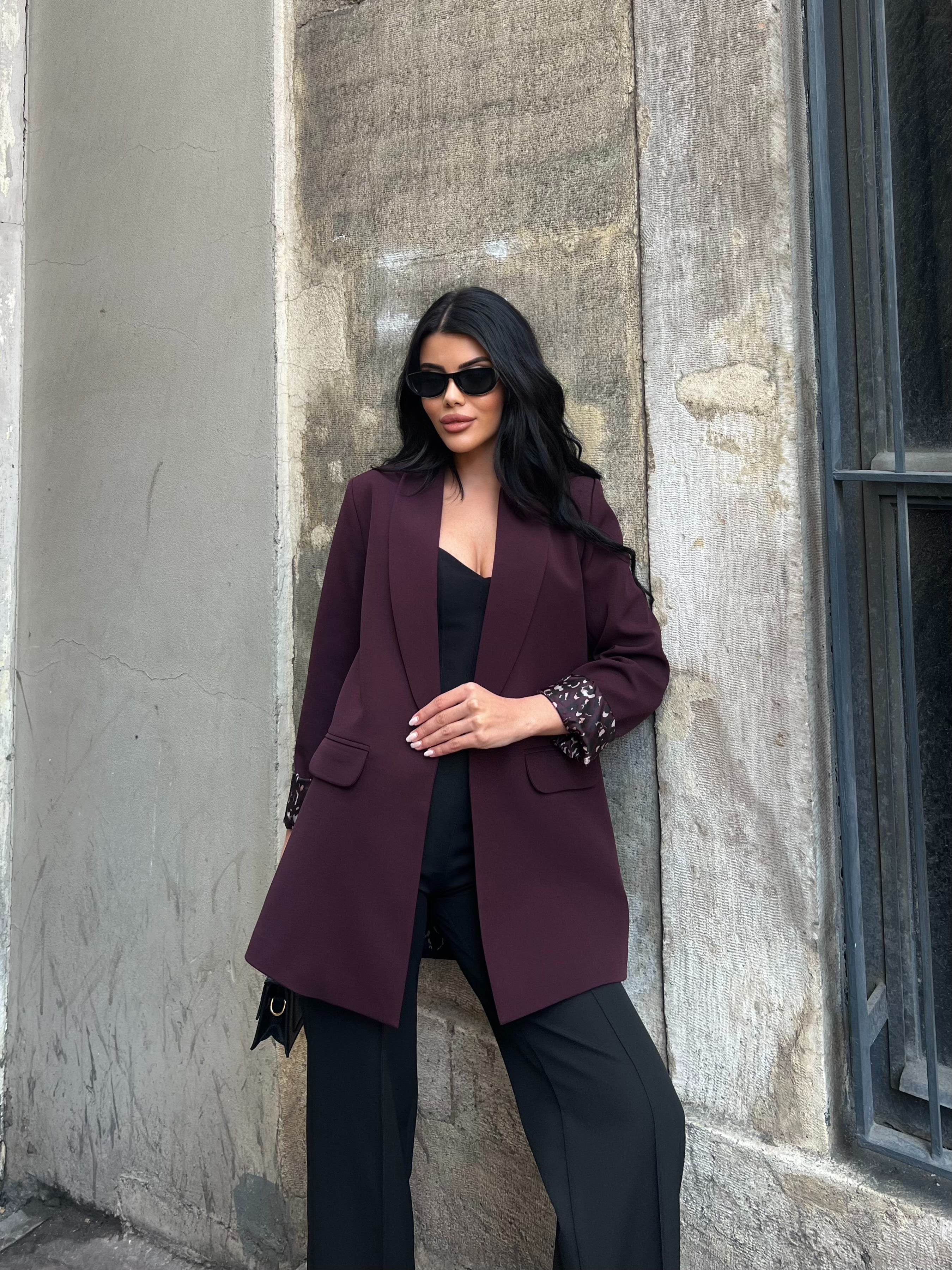 Сако со постава леопар