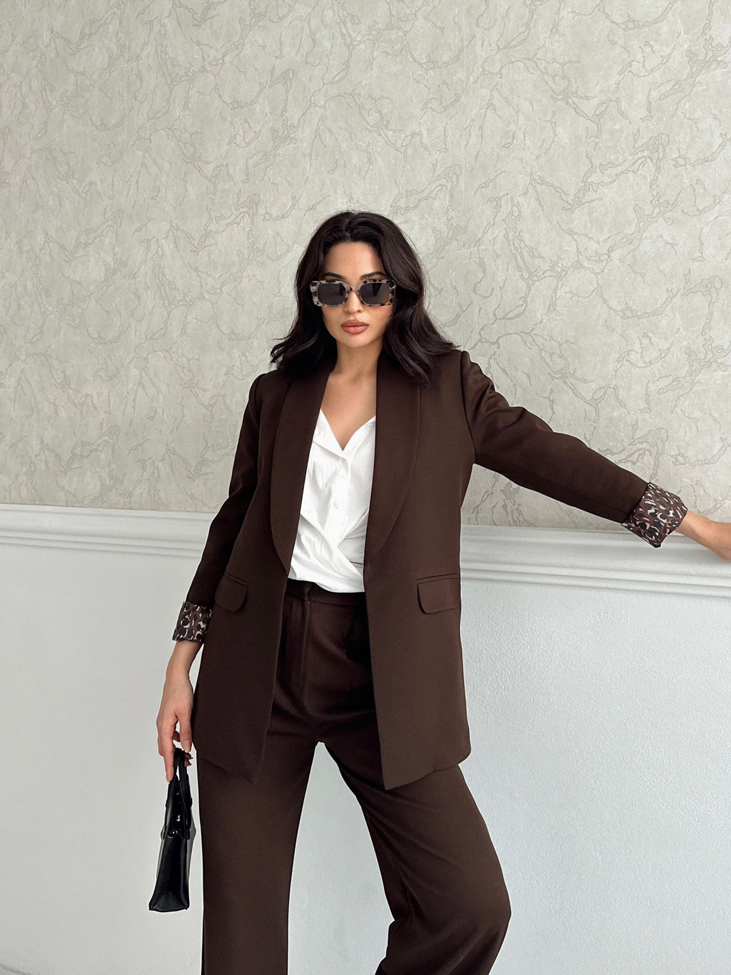 Сако со леопар постава