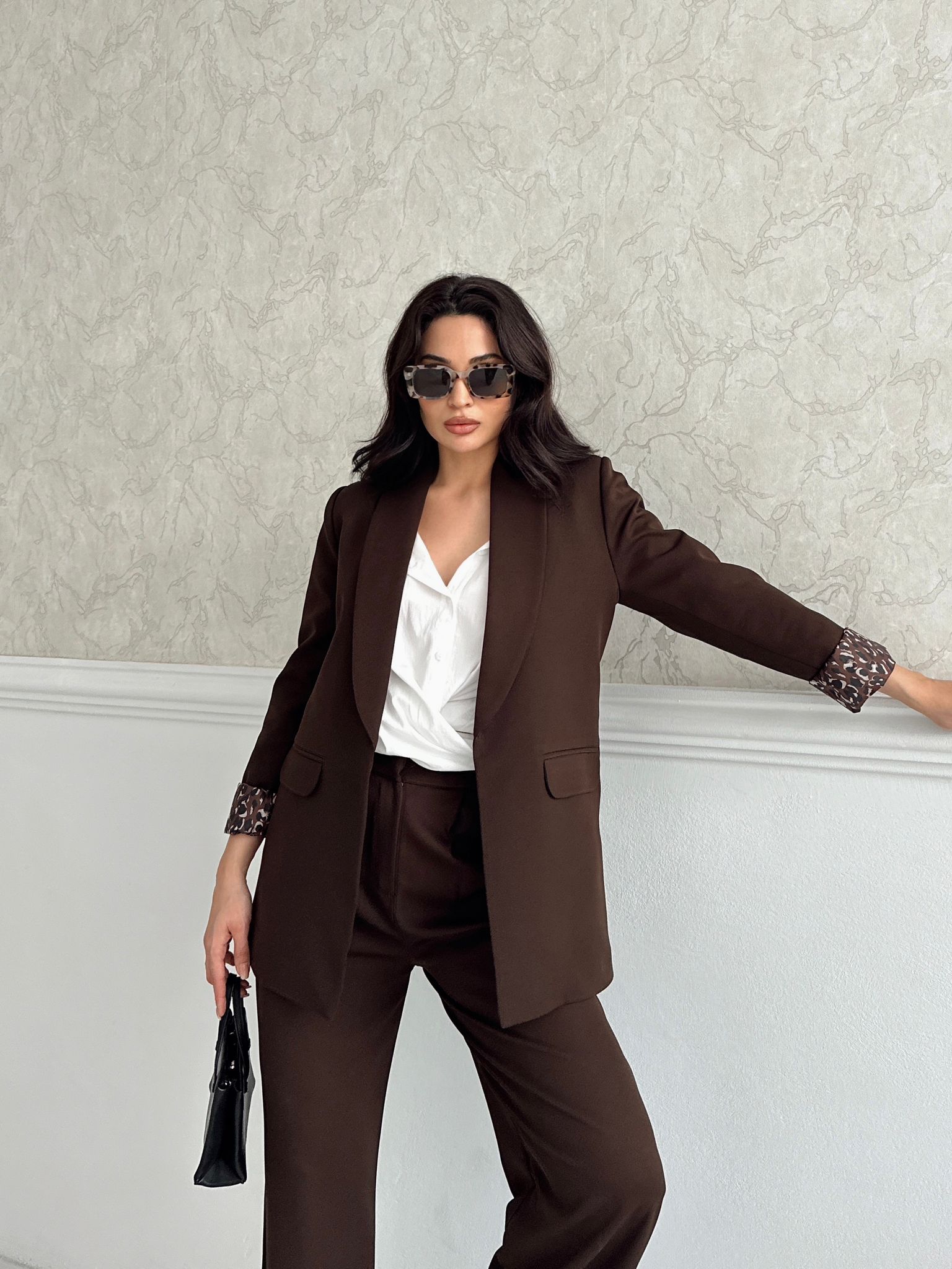 Сако со леопар постава