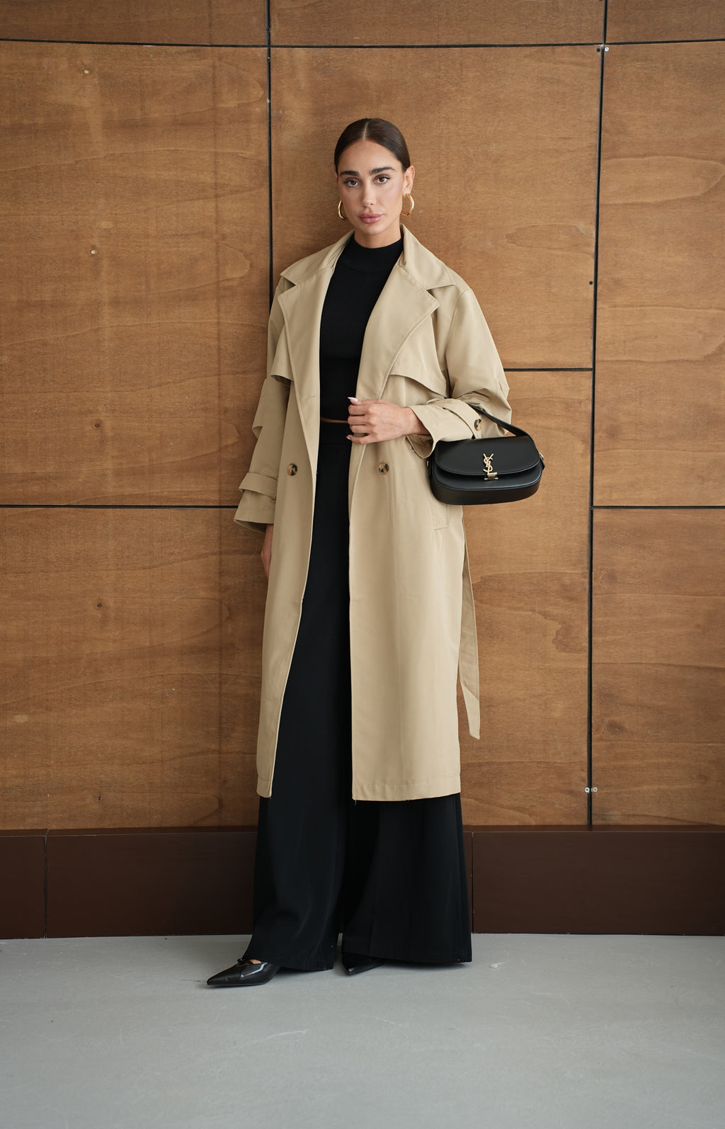 Oversize Мантил Крем