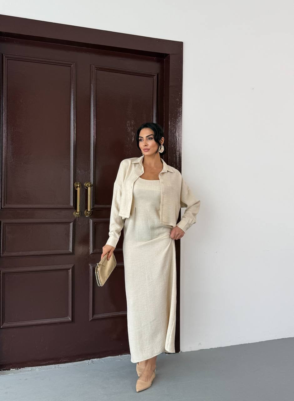 Лен Фустан Со Кошула