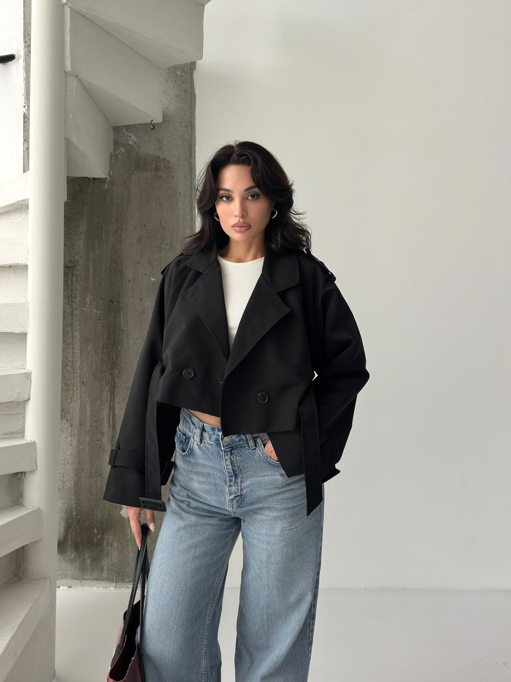 Краток Мантил Со Врзување