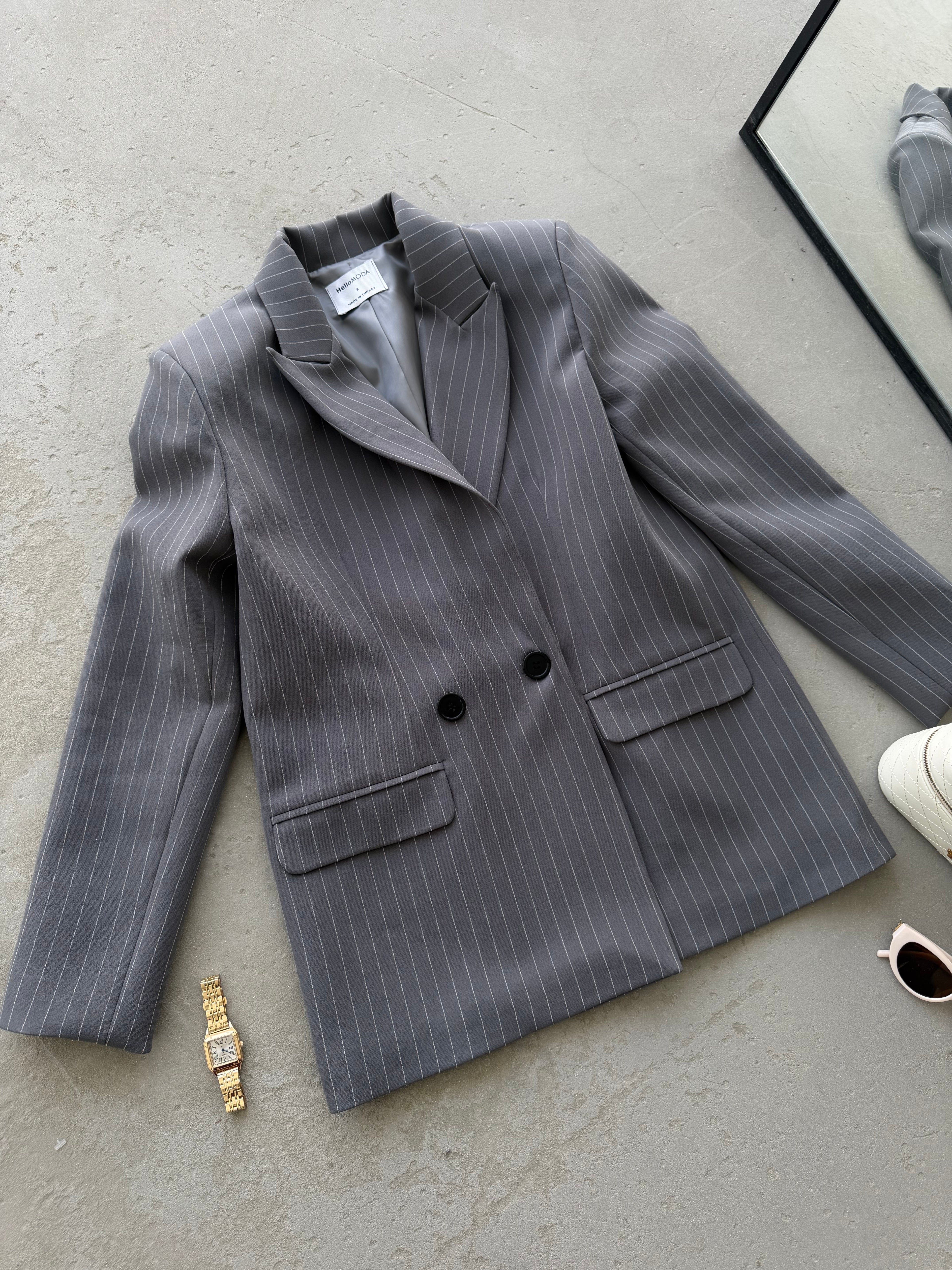 Со Линии Oversize Сако