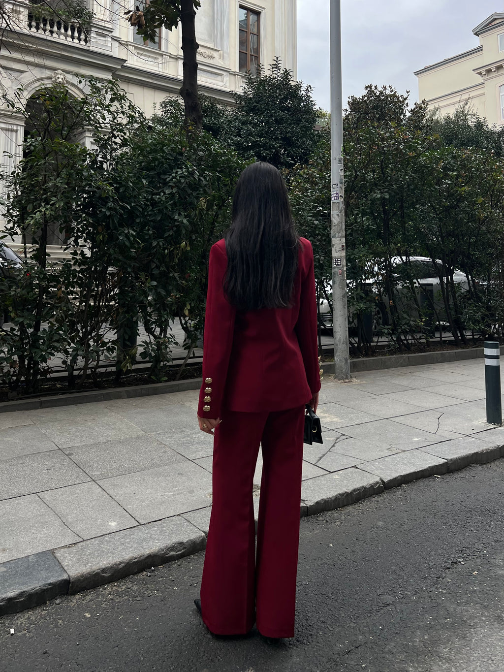 Сако Пантолони Со Златно Копче