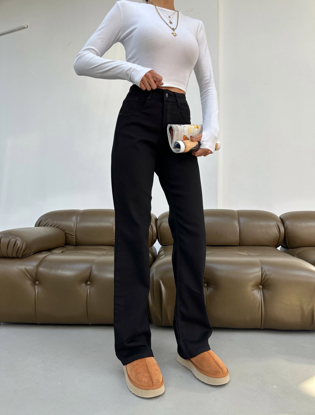 Фармерки (Wide leg)