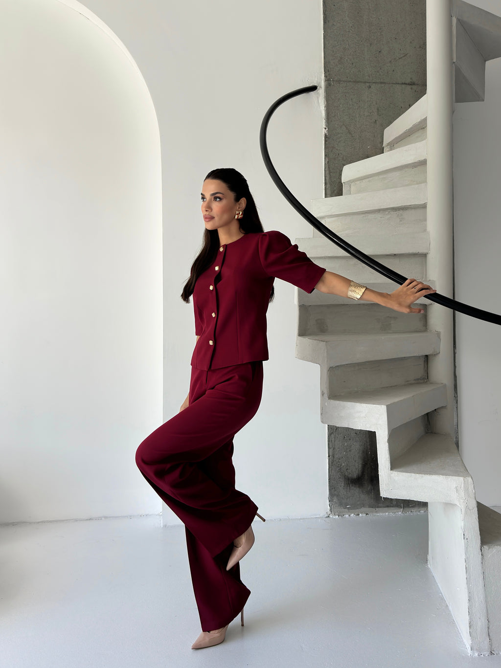 Премиум Комплет Со Златни Копчиња