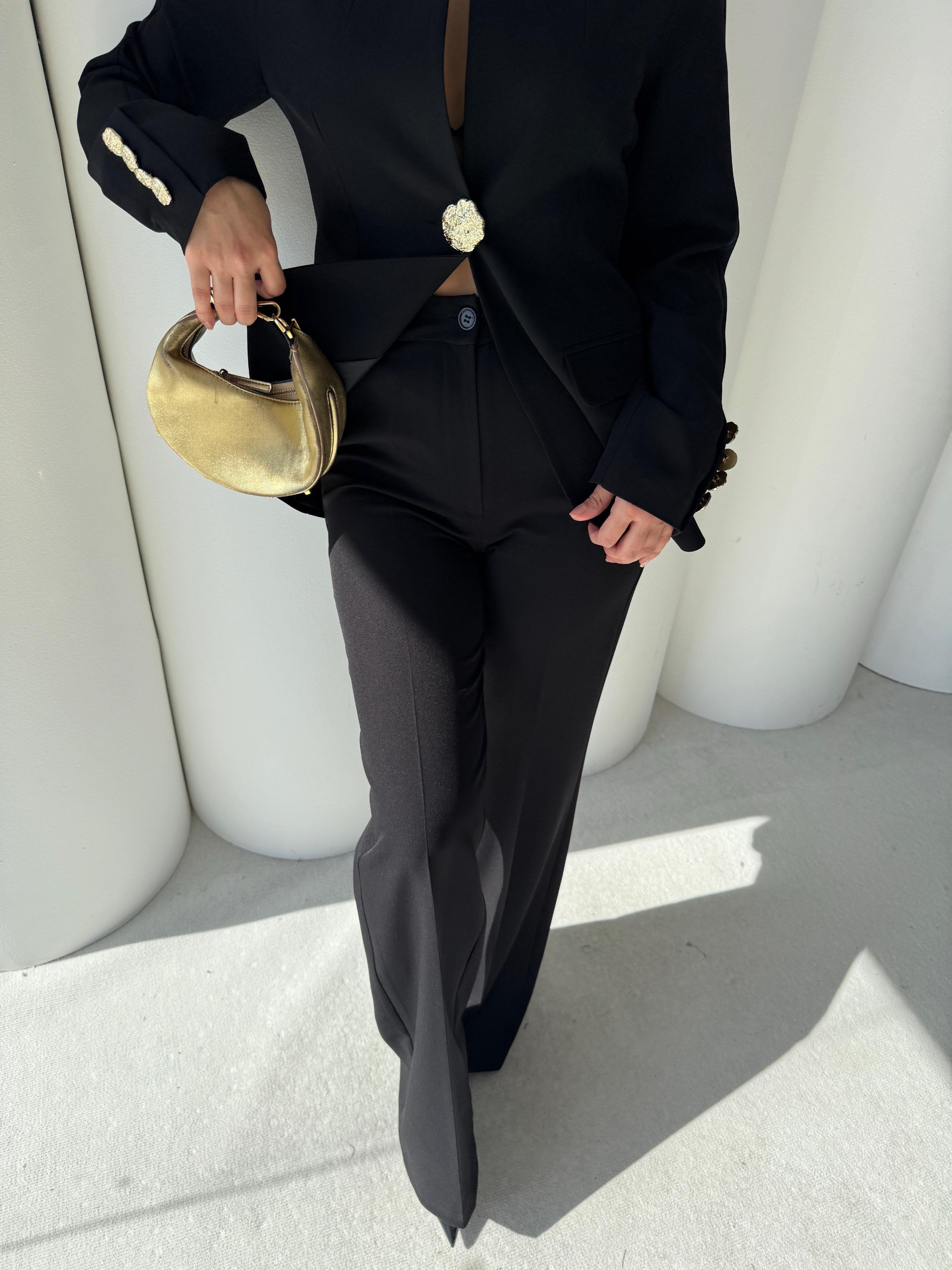 Сако Пантолони Со Златно Копче