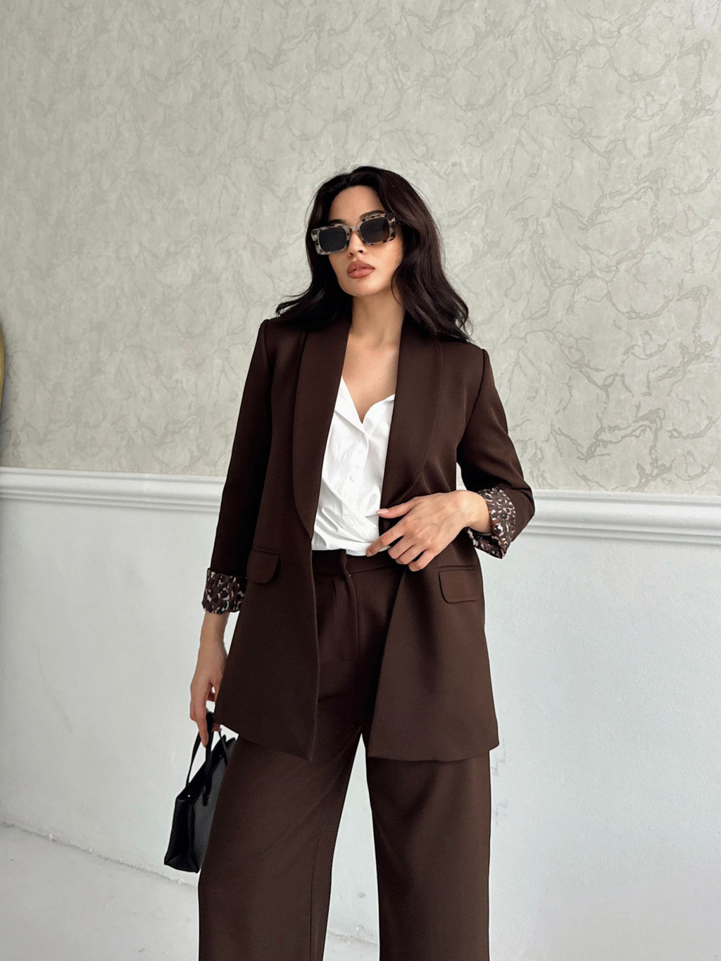 Сако со леопар постава