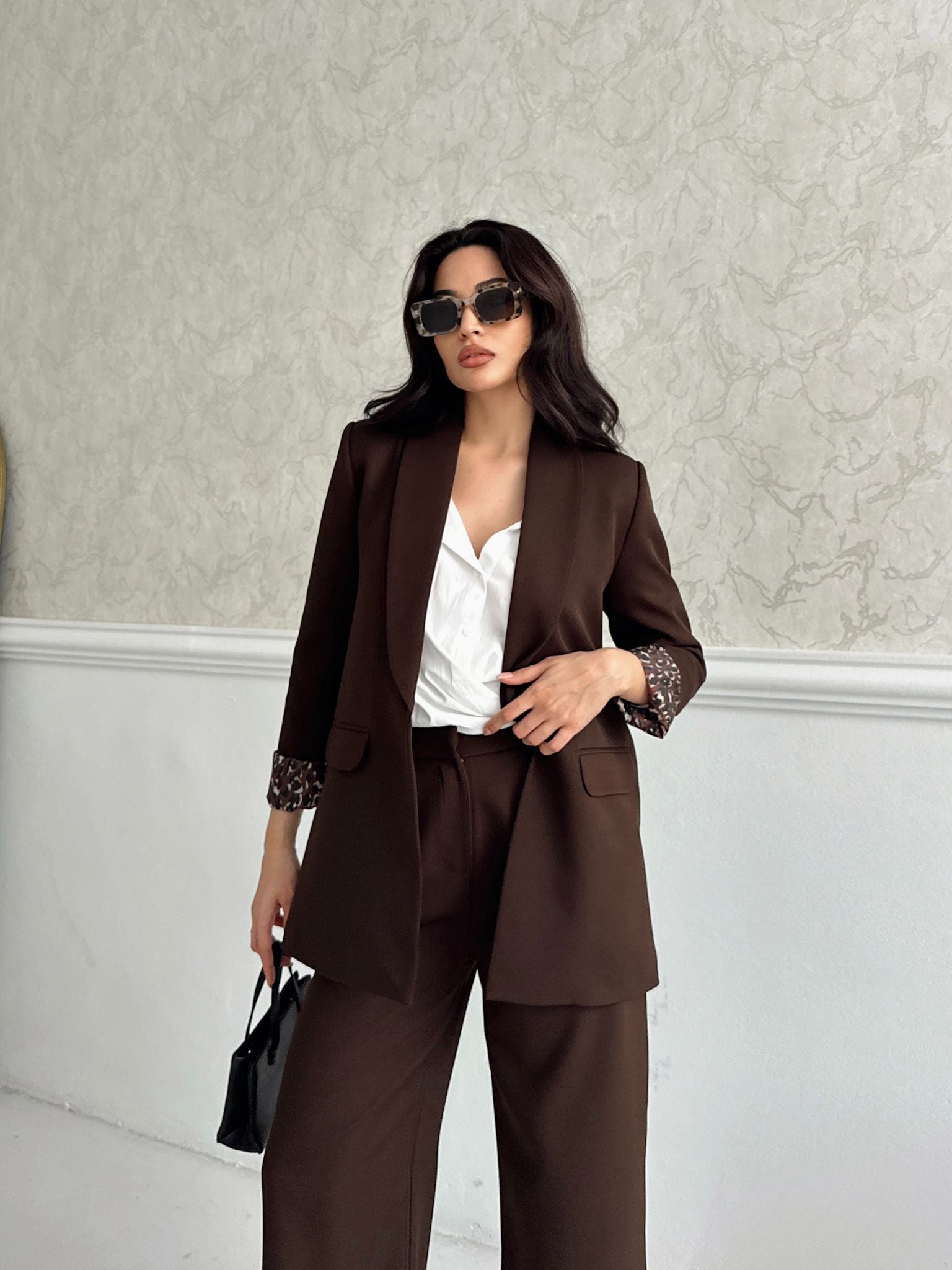 Сако со леопар постава