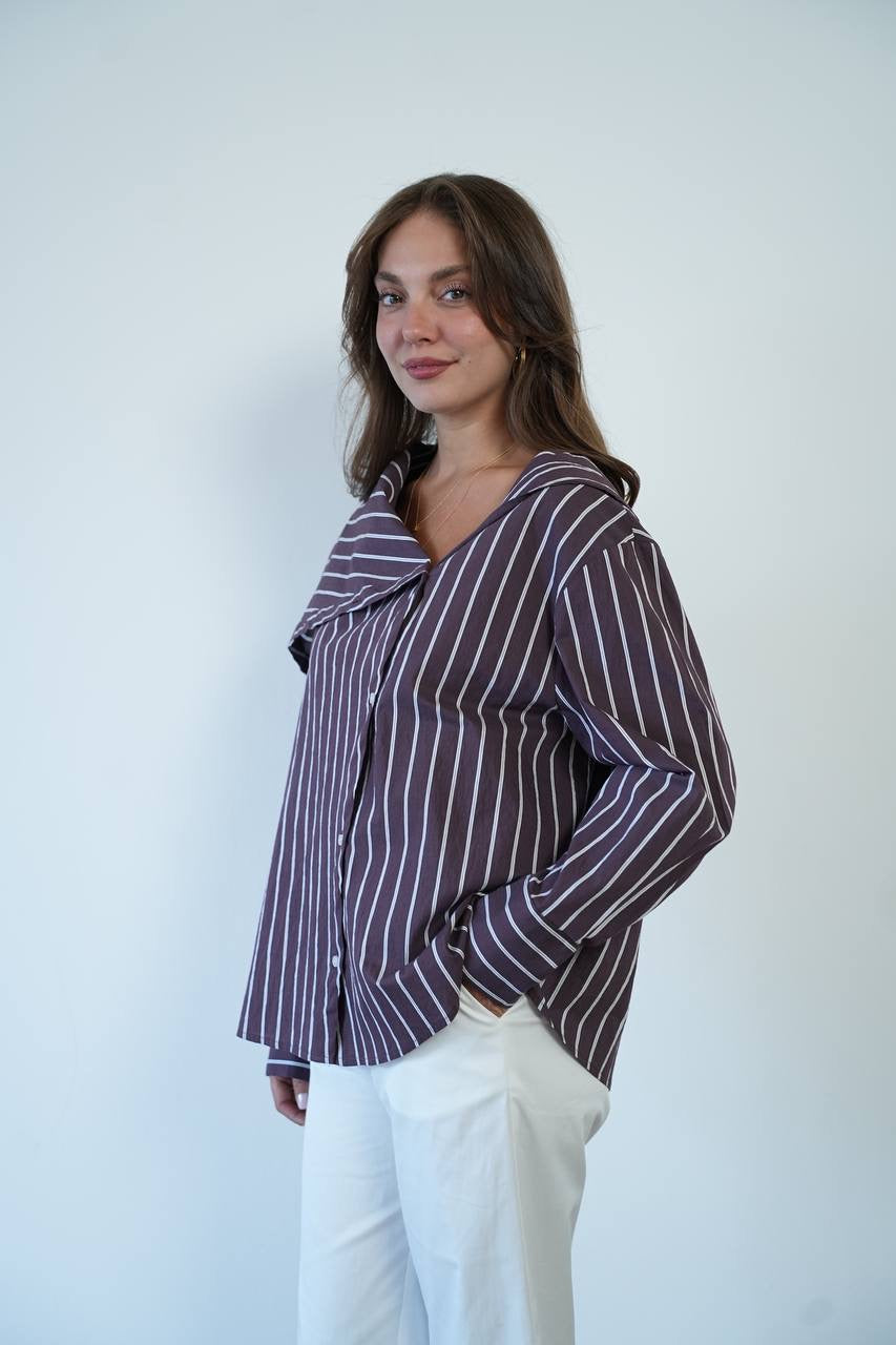Кошула Со Шал Виолетов