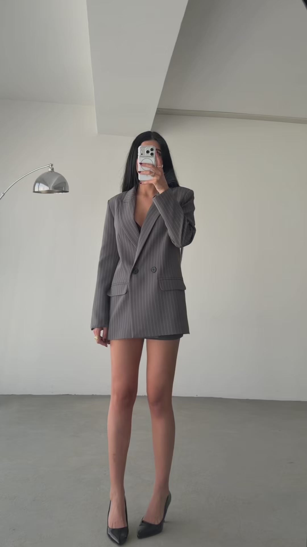 Со Линии Oversize Сако