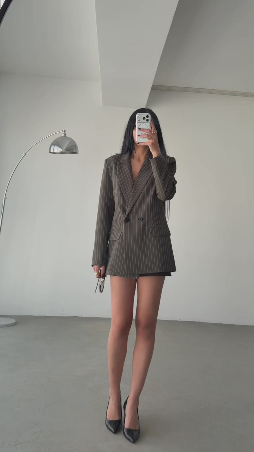 Со Линии Oversize Сако