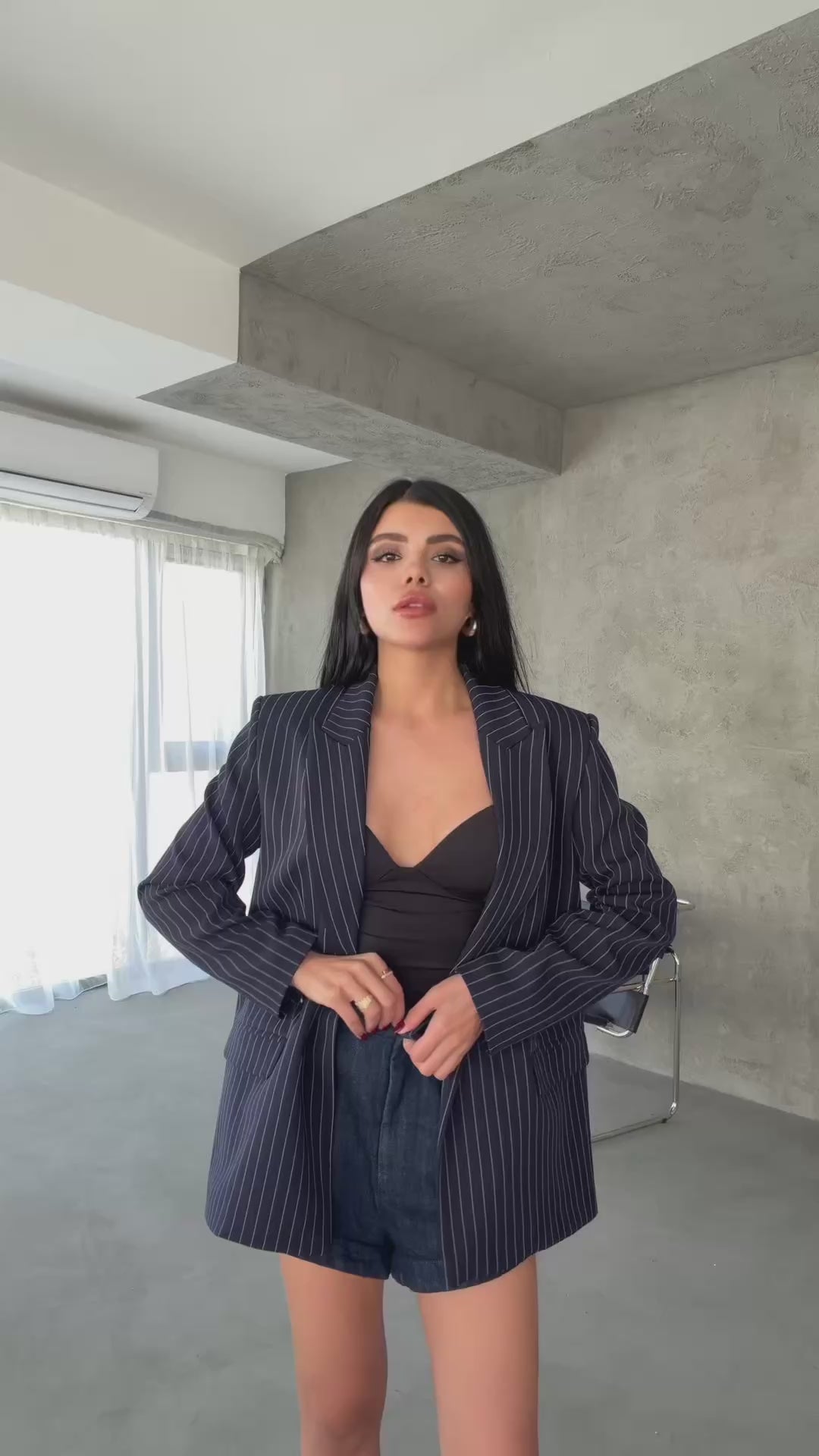 Со Линии Oversize Сако