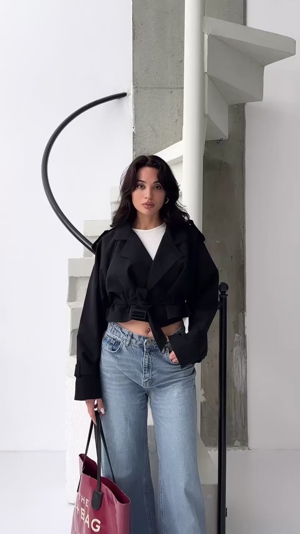 Краток Мантил Со Врзување