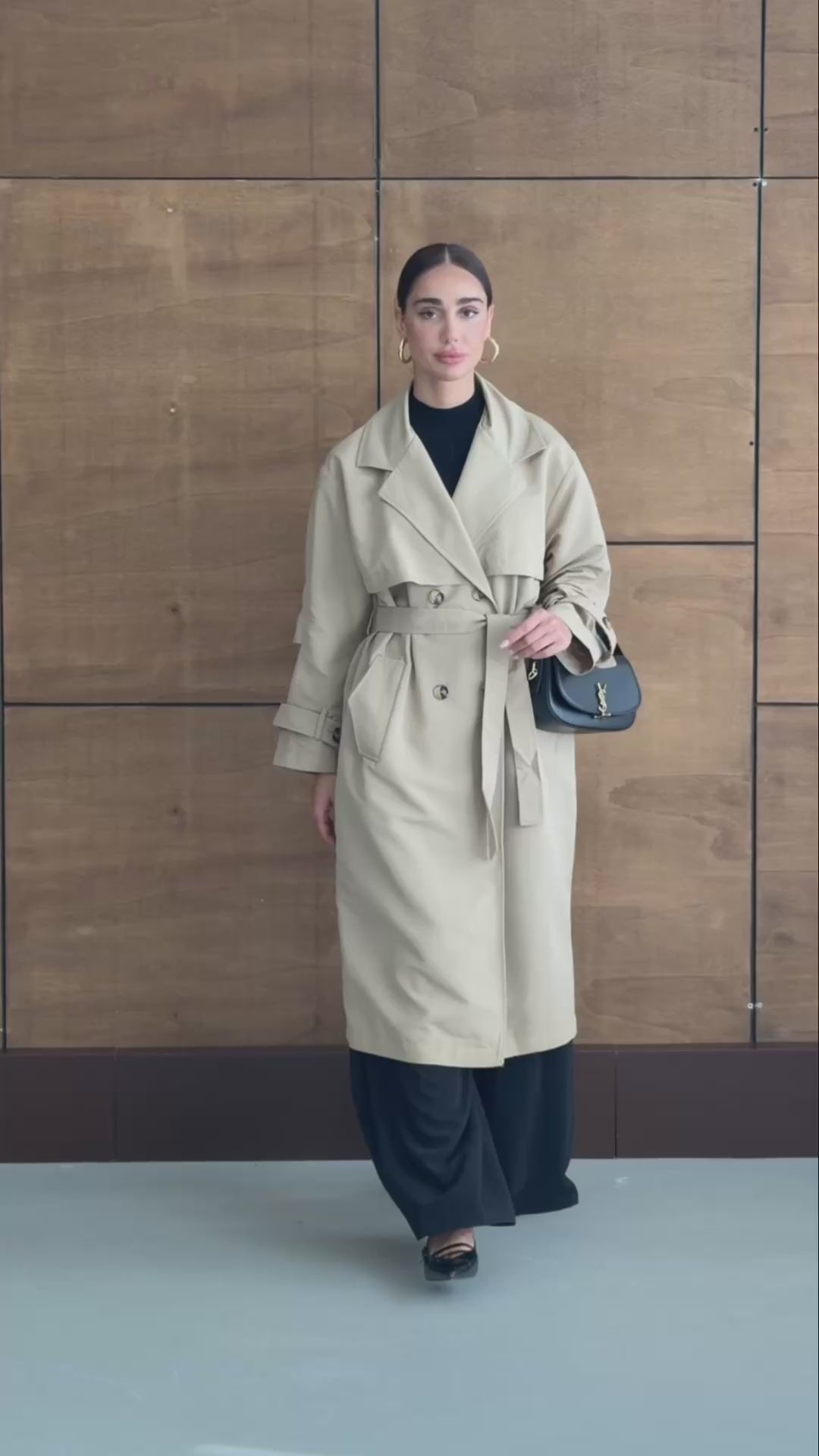 Oversize Мантил Крем